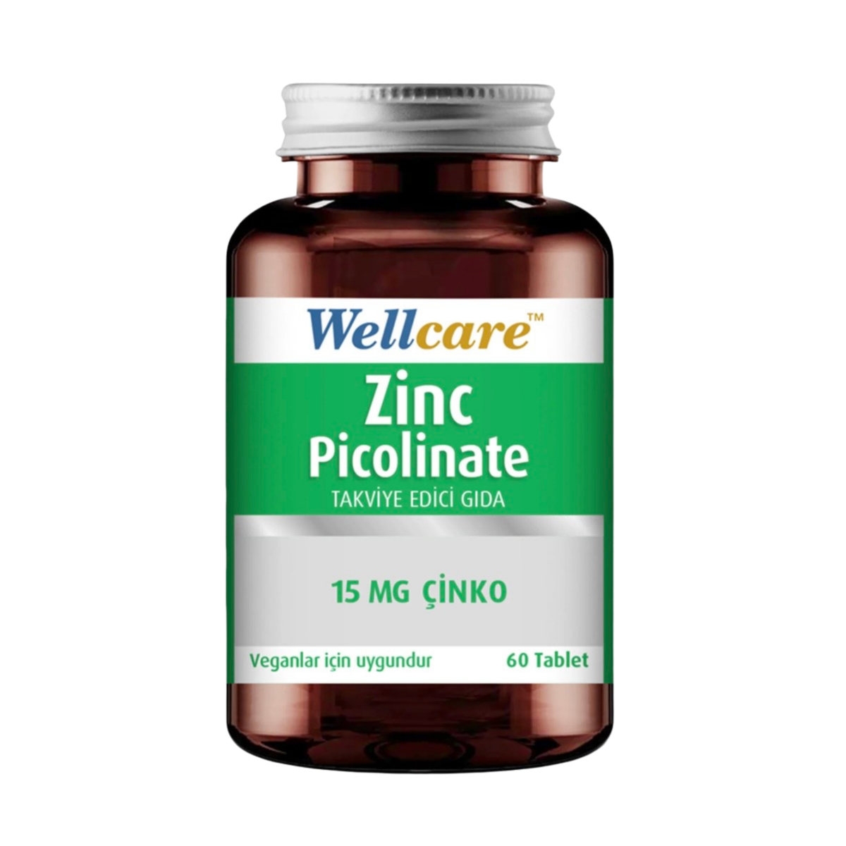 Wellcare Zinc Picolinate 60 Tablets