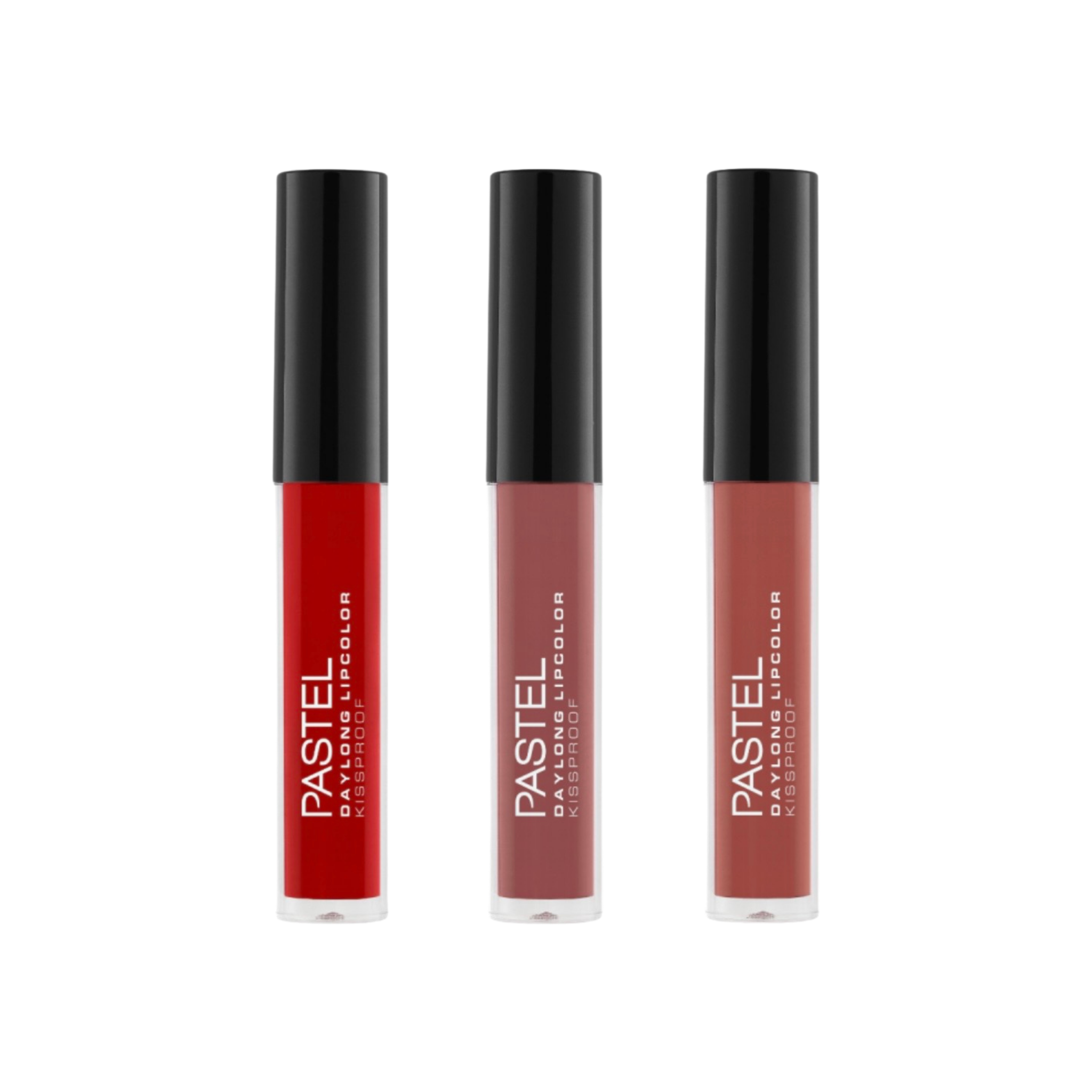 Pastel Daylong Lipcolor Kissproof - Mini Liquid Matte Lipstick Set of 3 No: 09-39-43 3 x 1.42 ml