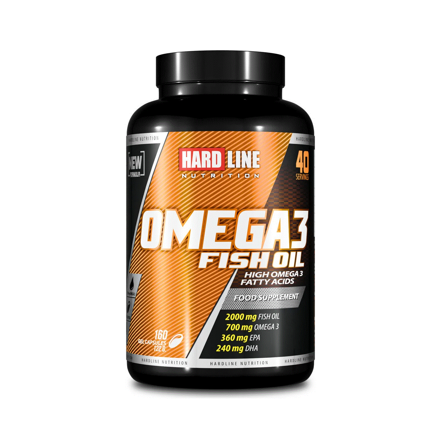 Hardline Nutrition Omega 3 160 Capsules
