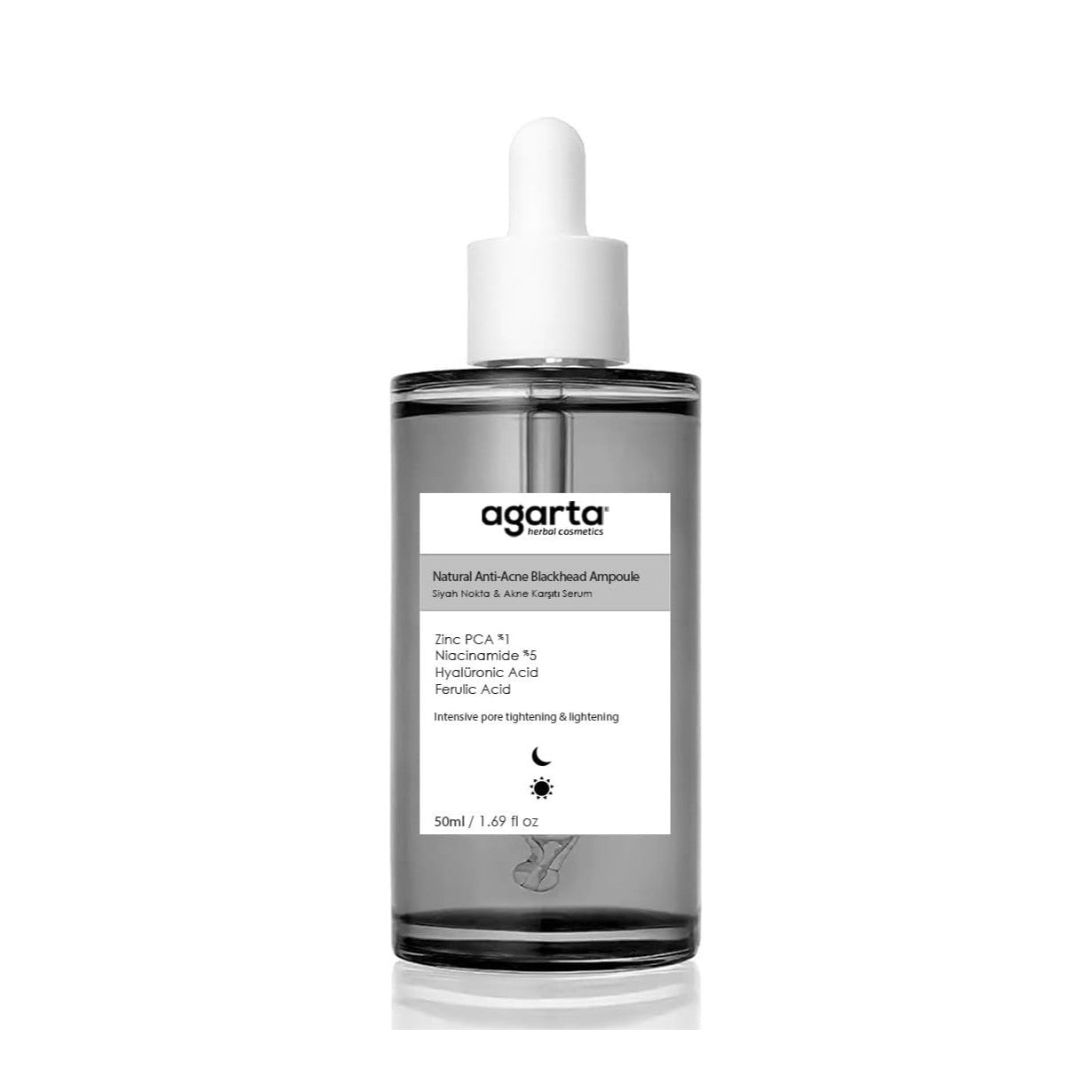 Agarta Naturel Anti Blackhead Anti Acne Pore Tightening Niacinamide Ampoule Serum 50 ml