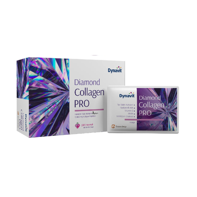 Dynavit Diamond Collagen PRO 30 Sachets (Strawberry Flavored)