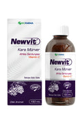 Newvit Black Elderberry, African Geranium 150 ml