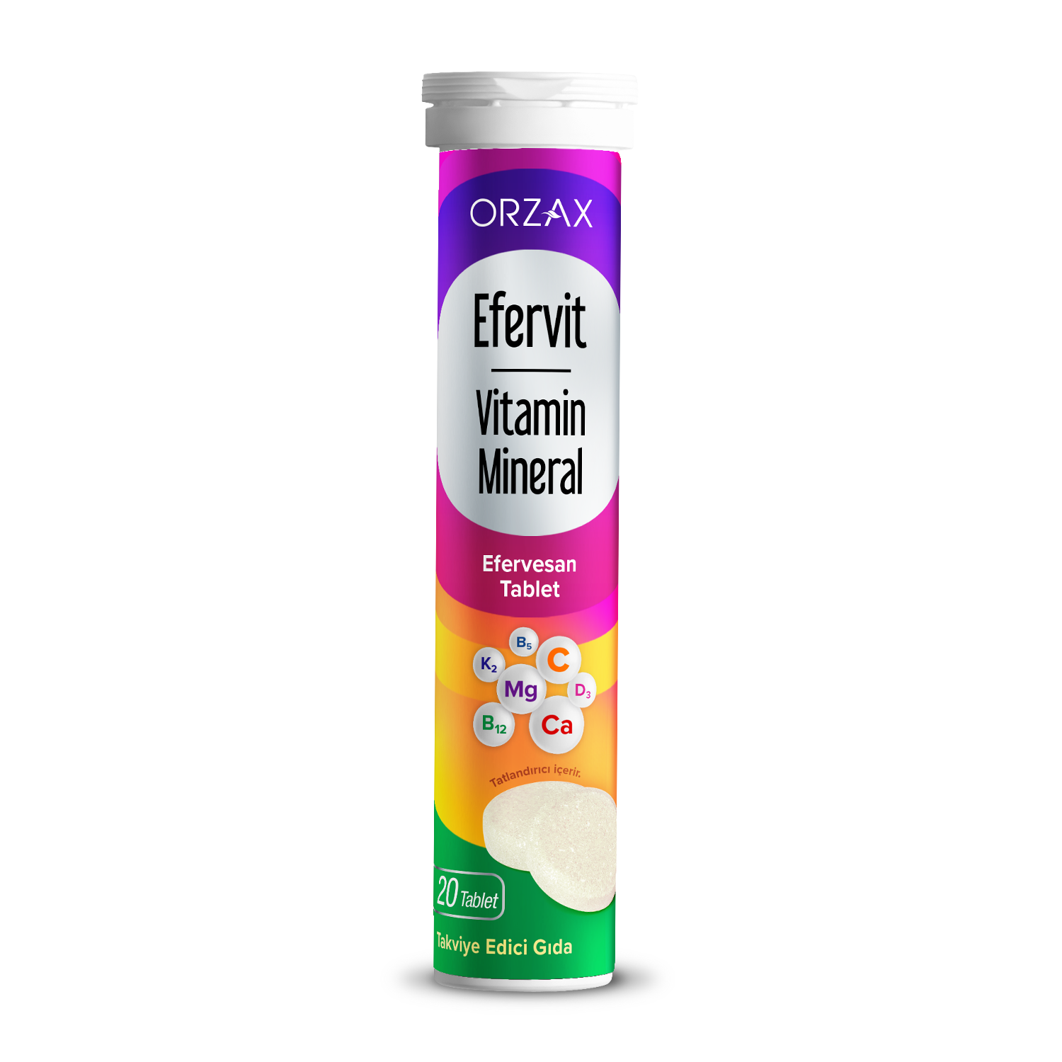 Orzax Ocean Efervit Multivitamin Mineral 20 Effervescent Tablets