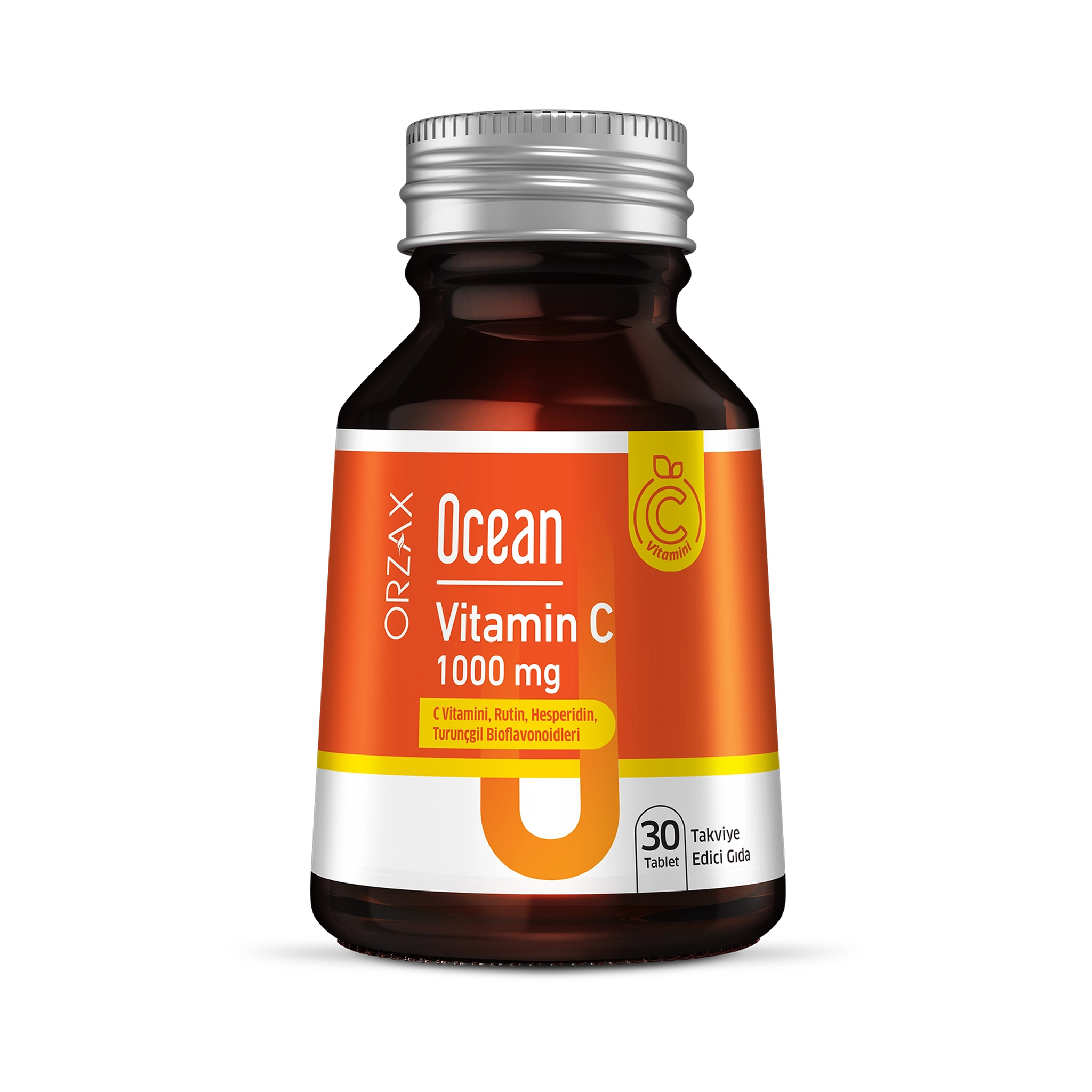 Orzax Ocean Vitamin C 1000mg 30 Tablets-Immune Support
