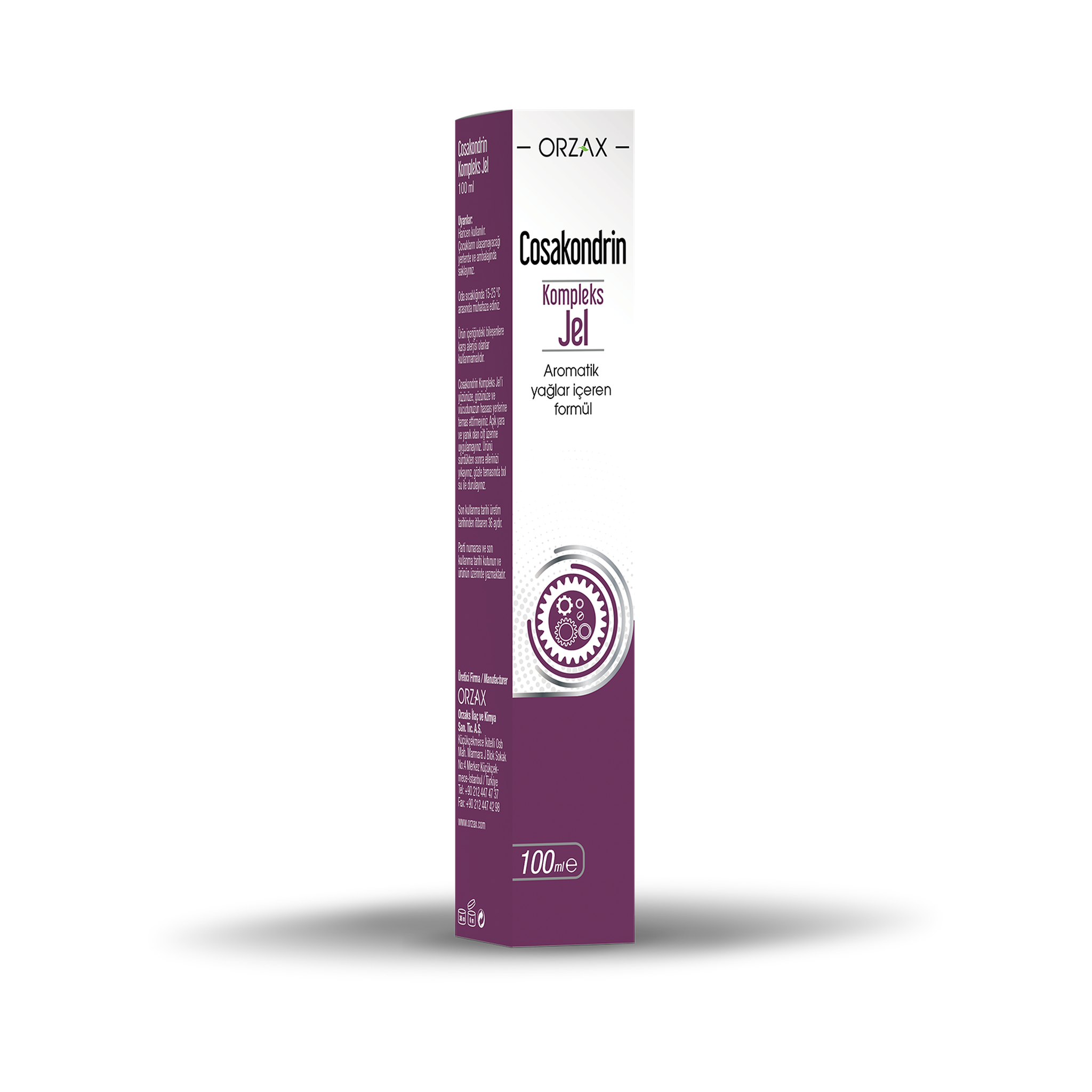 Orzax Ocean Cosakondrin Complex Gel 100ml - Joint & Muscle Massage Gel with Aromatic Oils-Immune Support