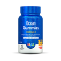 Orzax Ocean Gummies Omega-3 Kids 60 Gummies – DHA, EPA, Vitamin C & Vitamin D