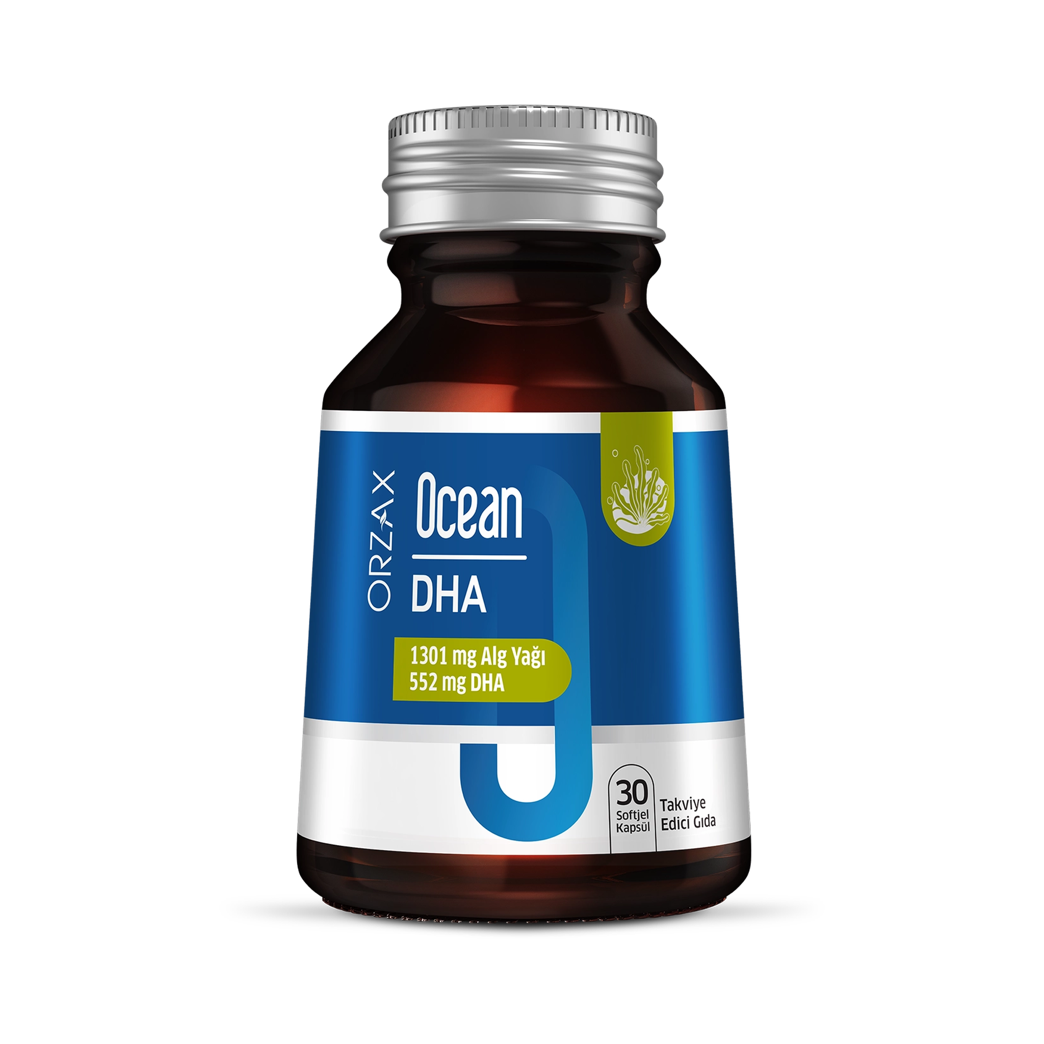 Orzax Ocean DHA 552mg 30 Softgel Capsules - Brain Function Support