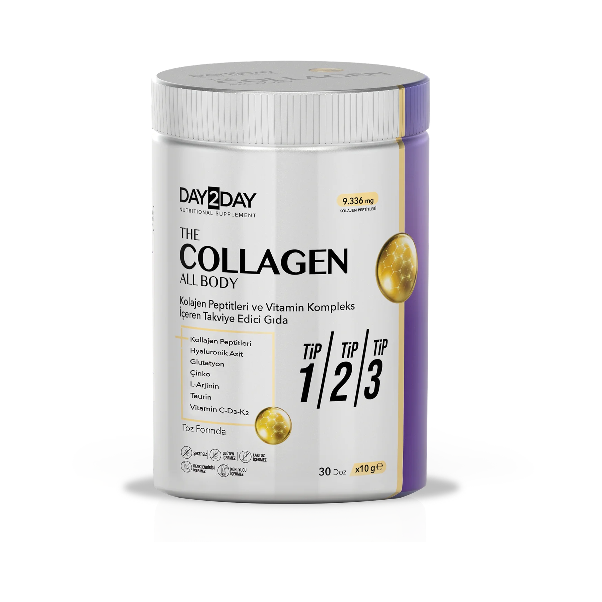 Day2Day The Collagen All Body Powder 30 Doses x 10g - Vanilla Flavored