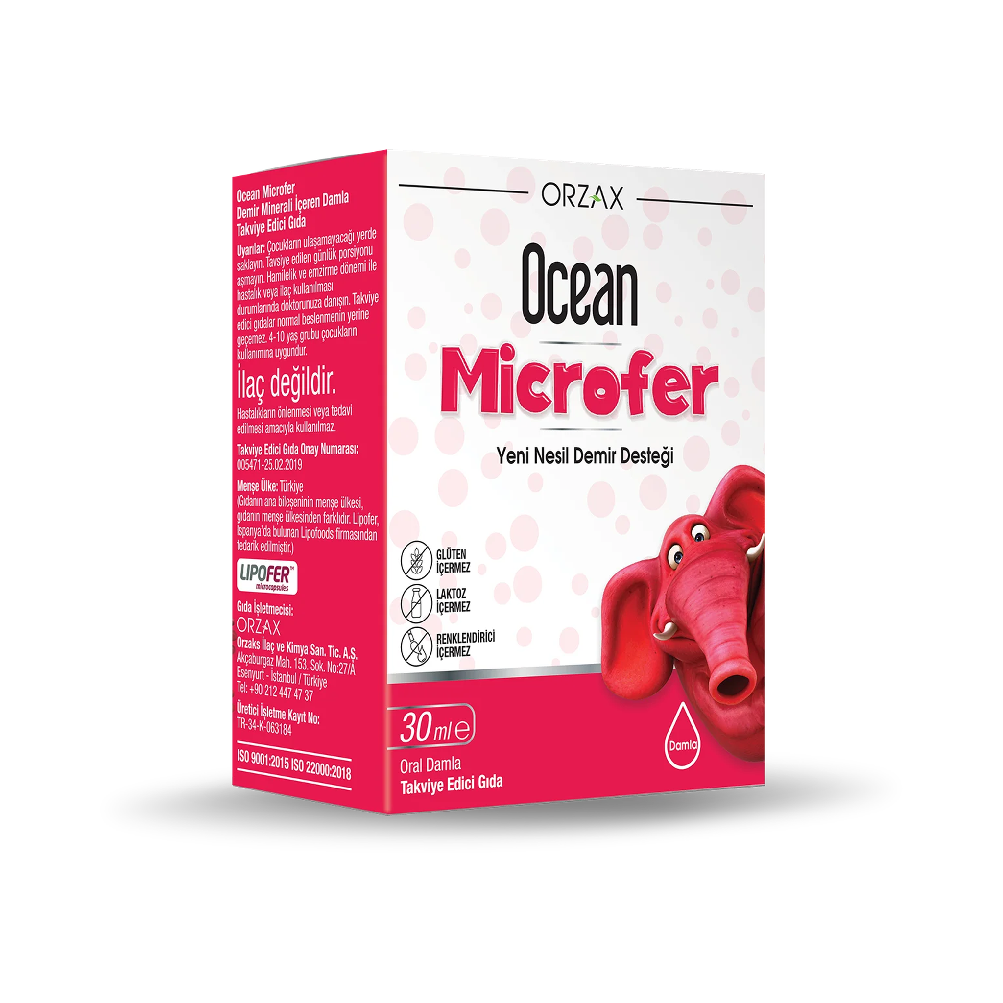 Ocean Microfer 30 mL Oral Drops -Immune Support