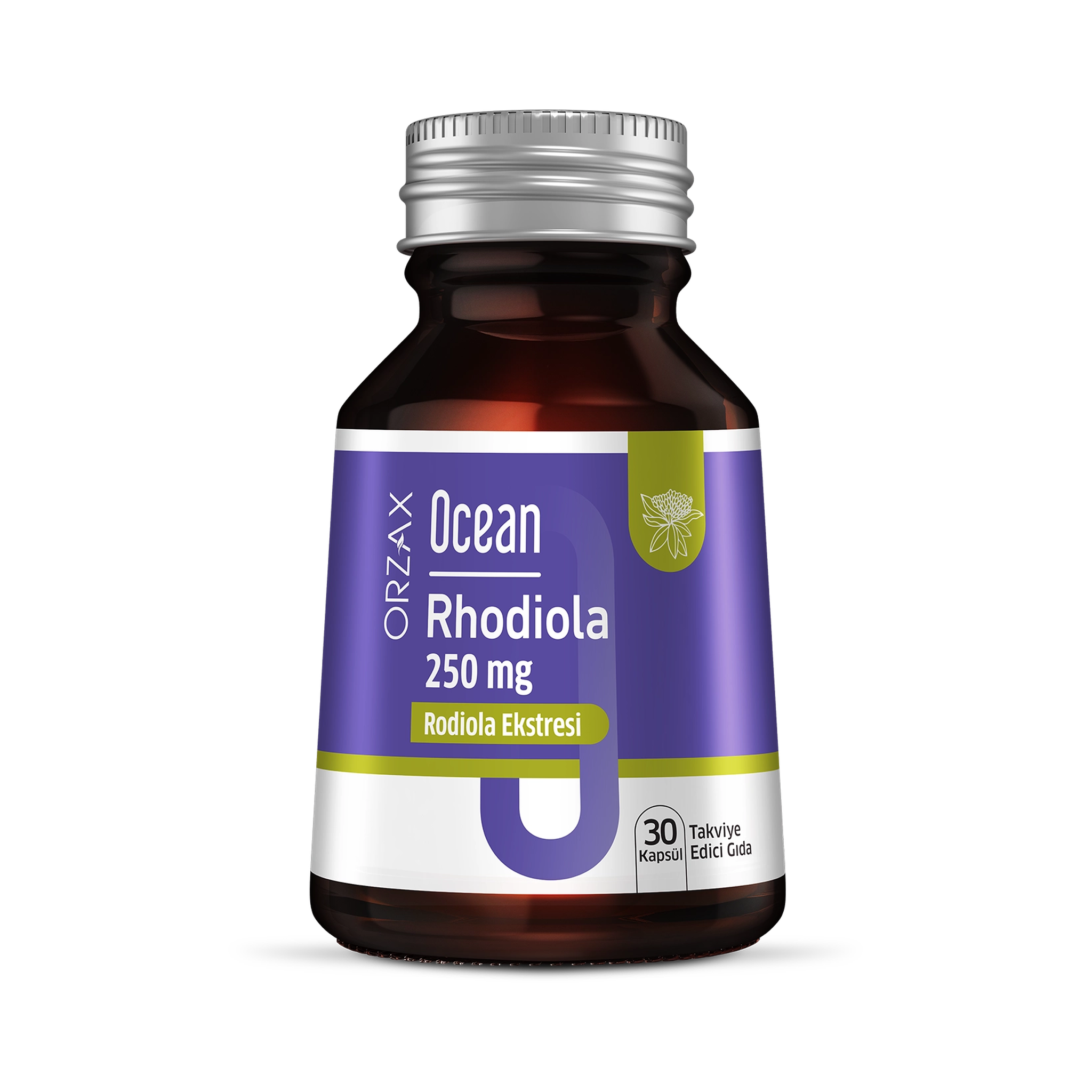 Orzax Ocean Rhodiola 250 mg 30 Tablets - Stress Support