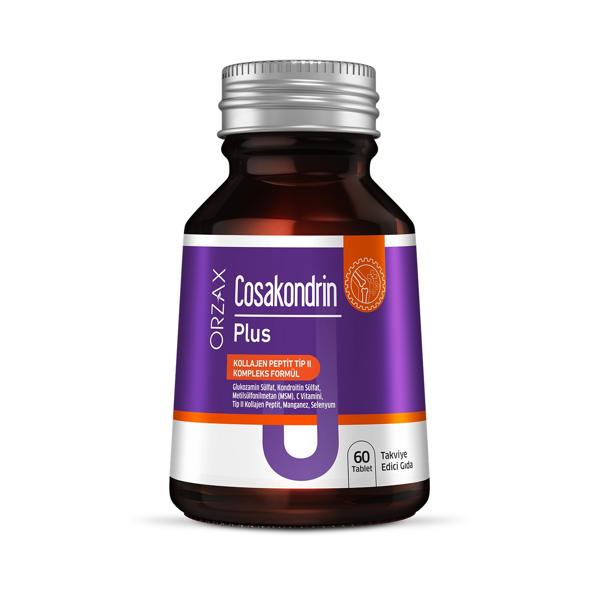 ORZAX Cosakondrin Plus Glucosamine Chondroitin MSM 60 Tablets - Joint Support