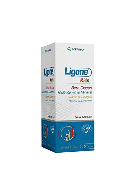 Ligone Kids Beta Glucan Multivitamin & Mineral Syrup 150 ml