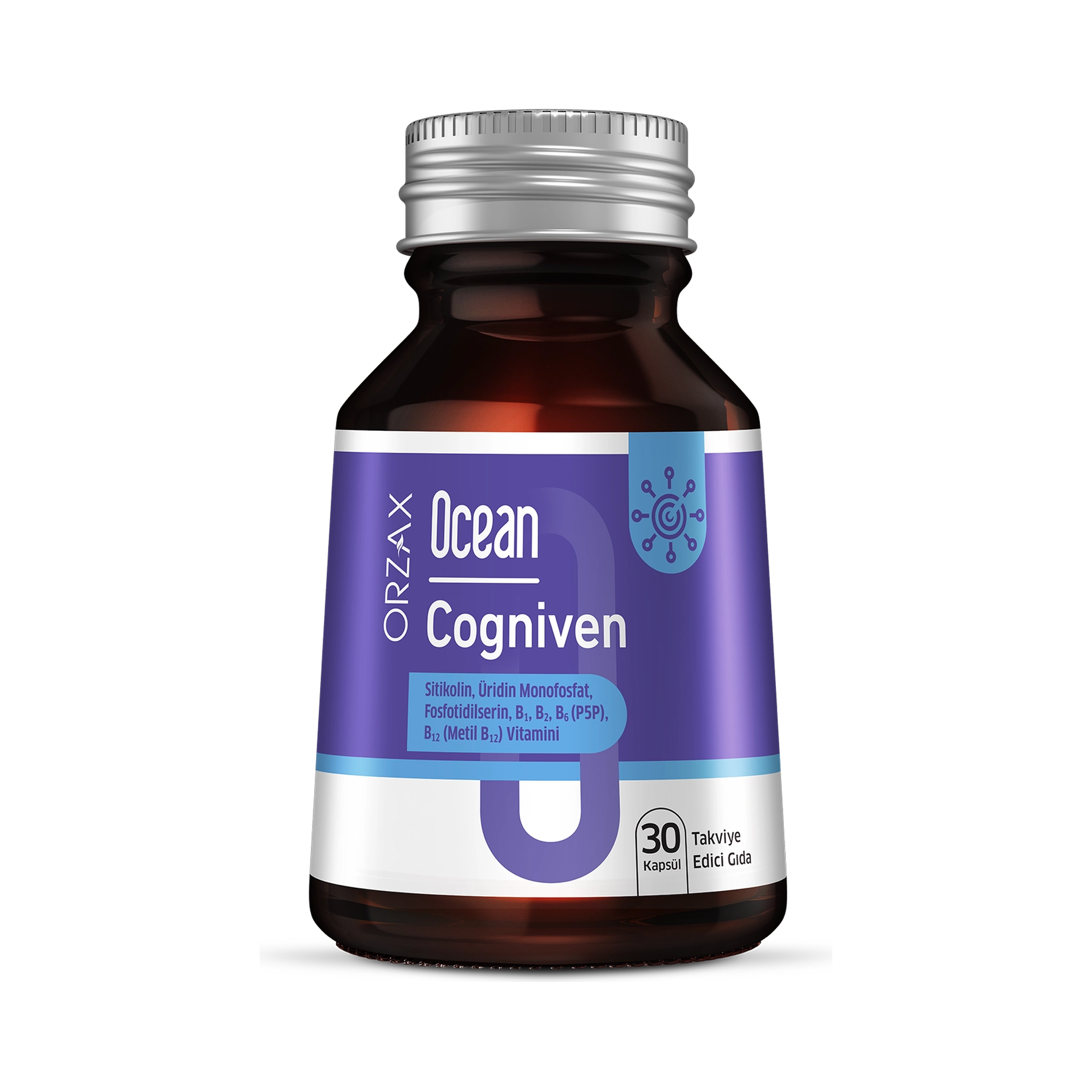 ORZAX Ocean Cogniven Citicoline Phosphatidylserine 30 Capsules - Cognitive Support