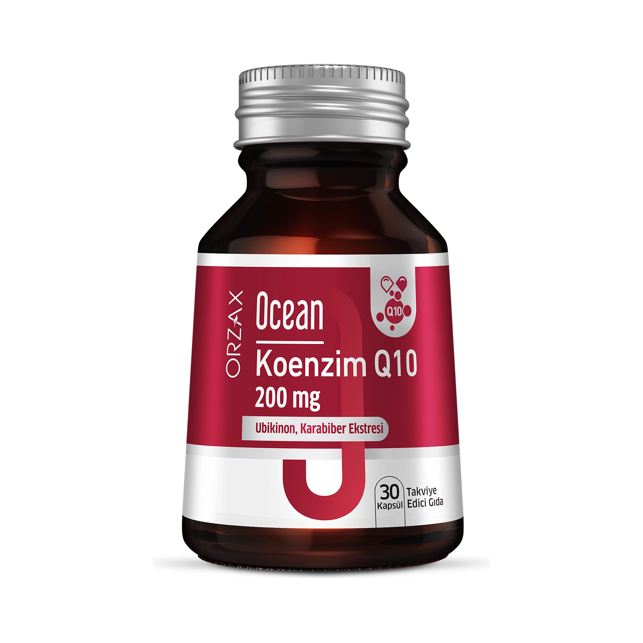 Orzax Ocean Coenzyme Q10 200mg 30 Capsules - Energy & Heart Support