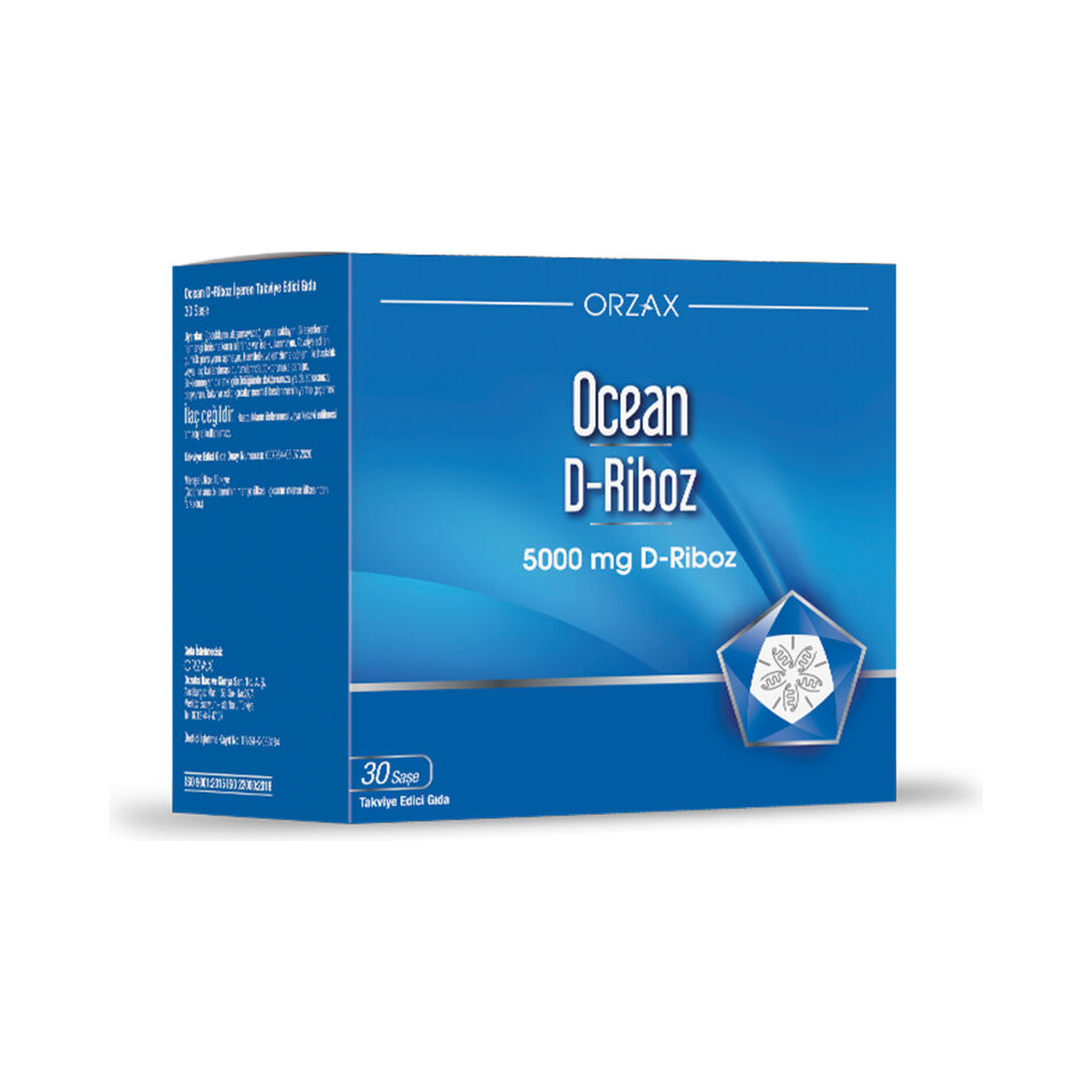 Orzax Ocean D-Ribose 5000mg 30 Sachets - Cellular Energy