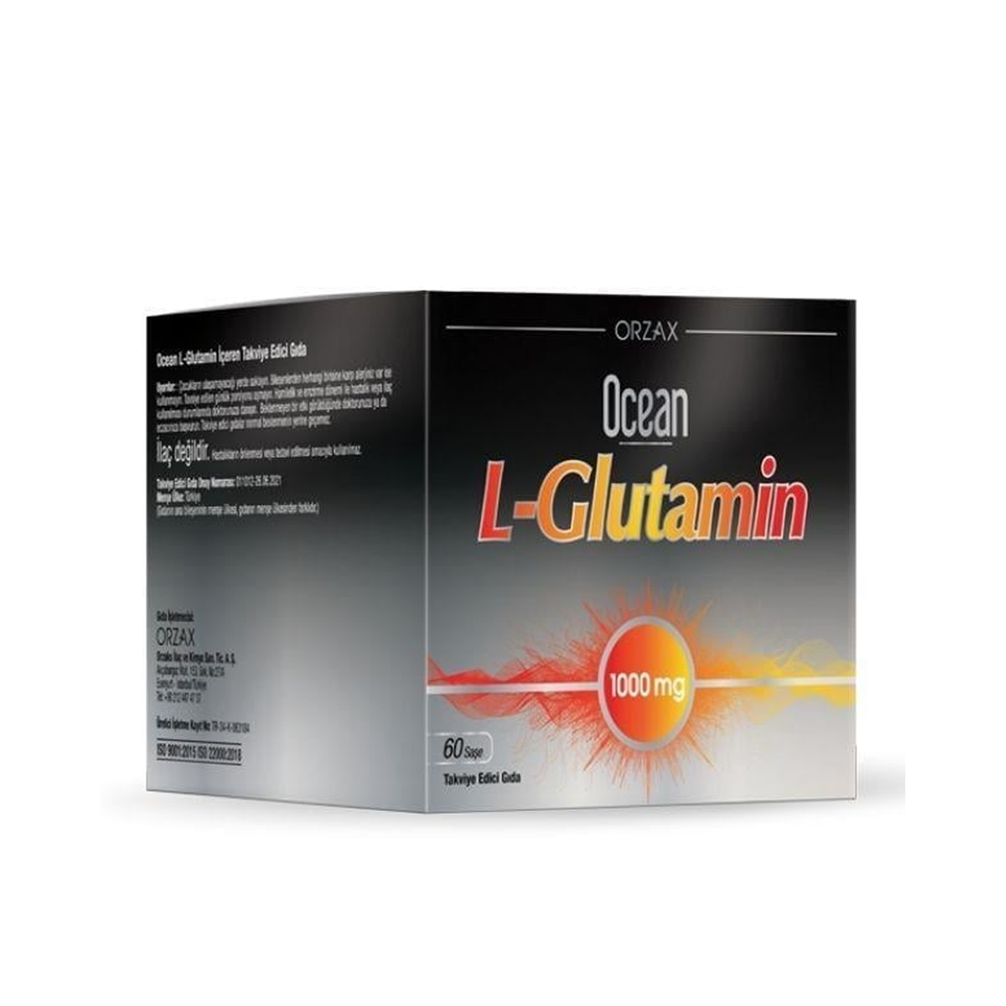 Orzax Ocean L-Glutamine 5000mg 60 Sachets - Muscle Recovery