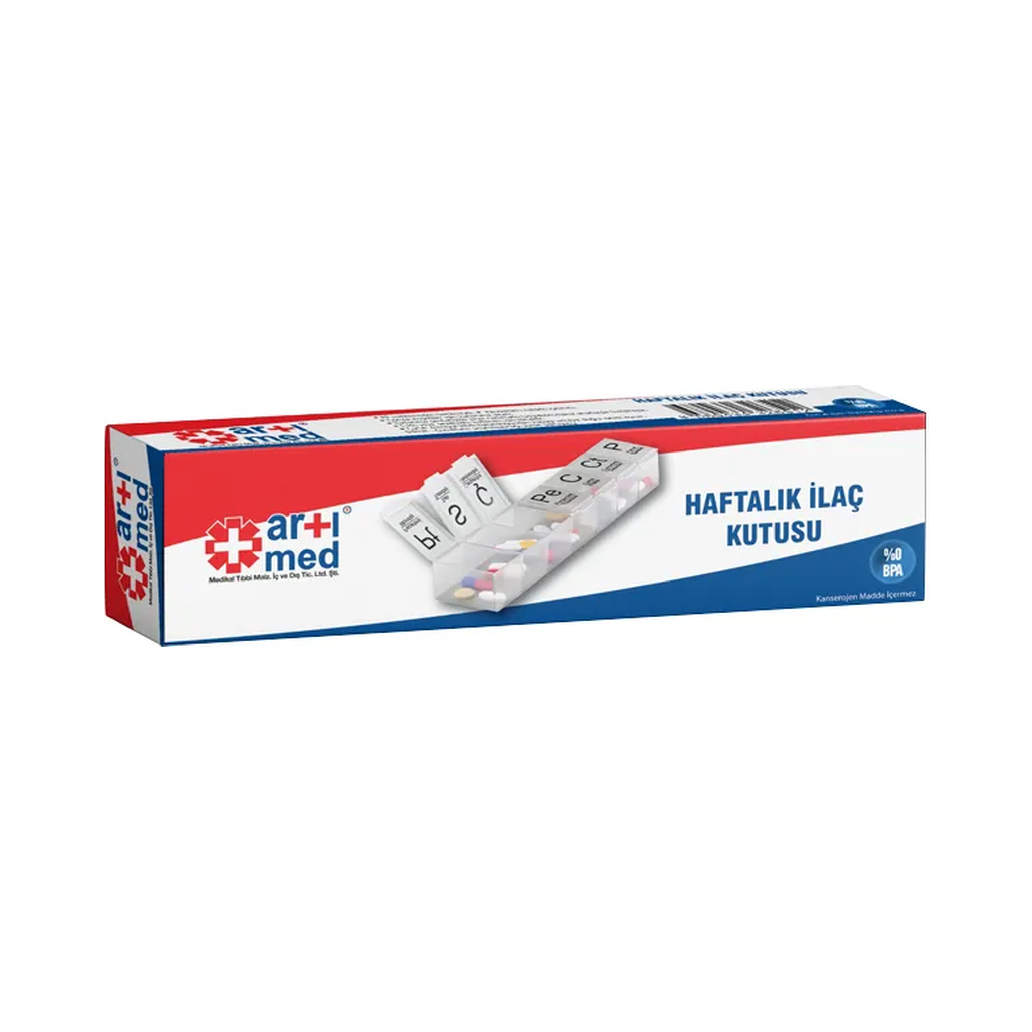 Artımed Weekly Pill Storage Box