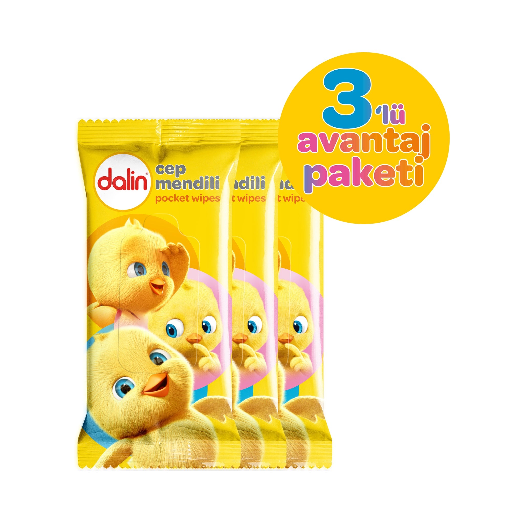Dalin Pocket Wet Wipes Classic – Value Pack 45ml.