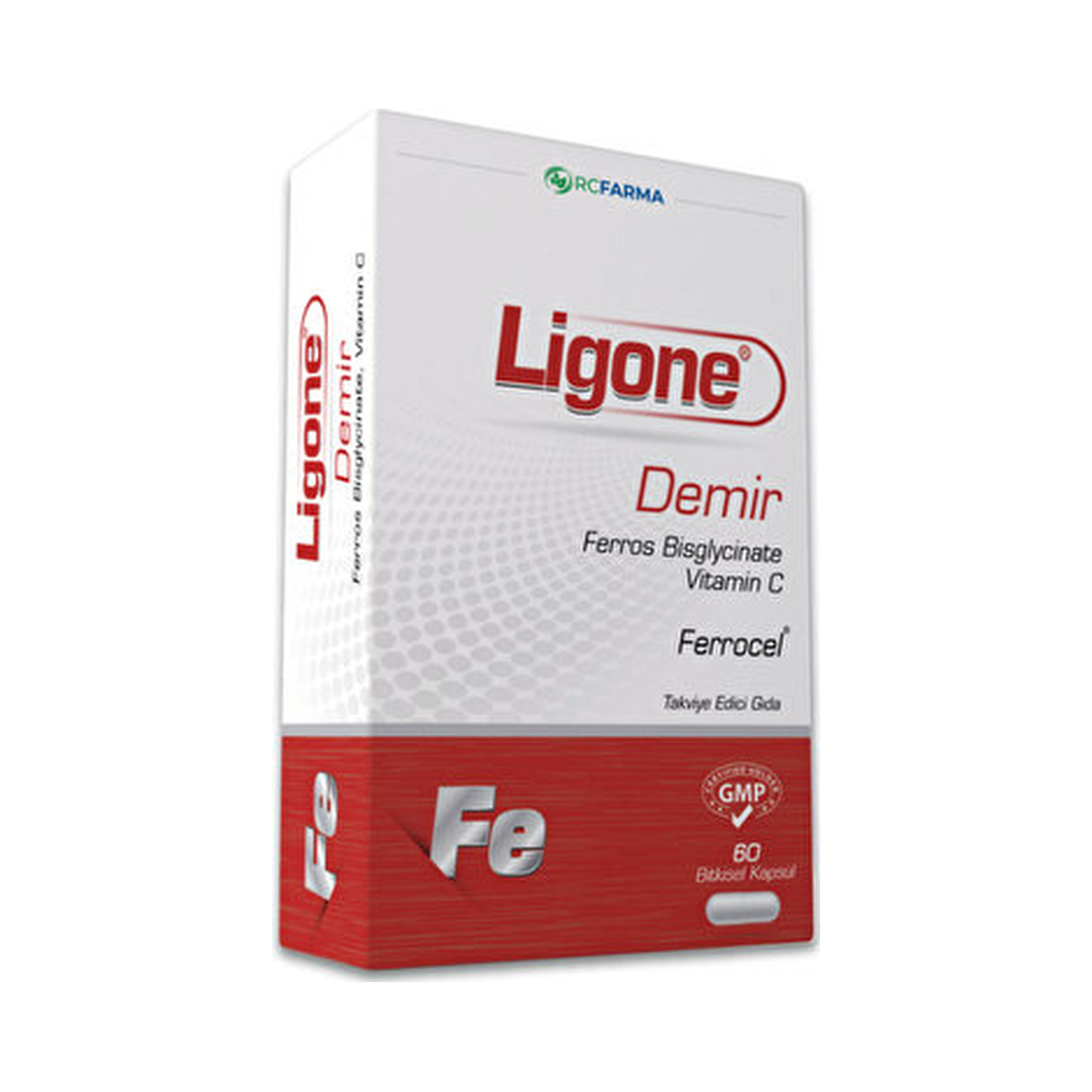 Ligone Iron 60 Vegetable Capsules – Food Supplement