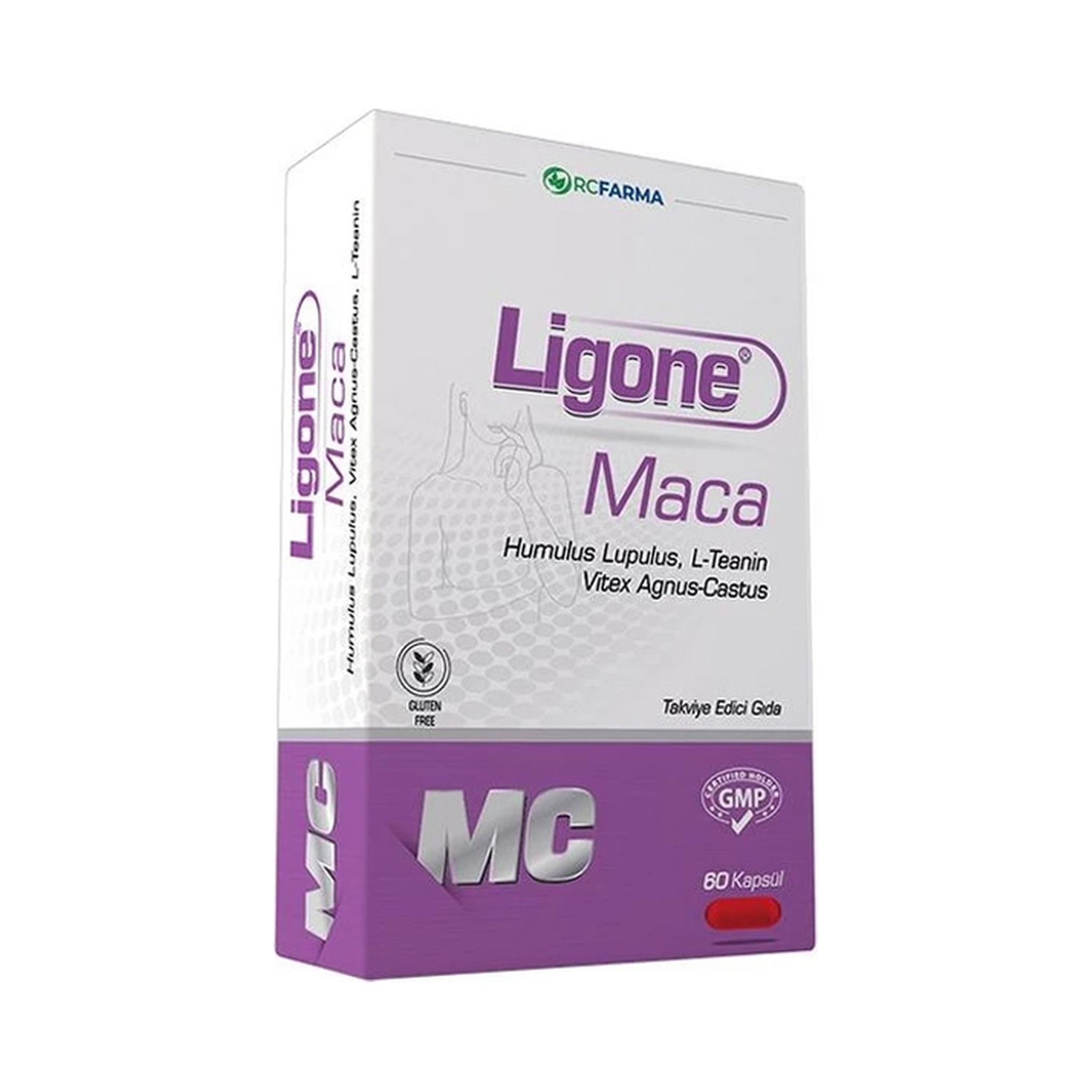 RCFarma - Ligone Maca – Chaste Tree Complex 60 Capsules – Food Supplement