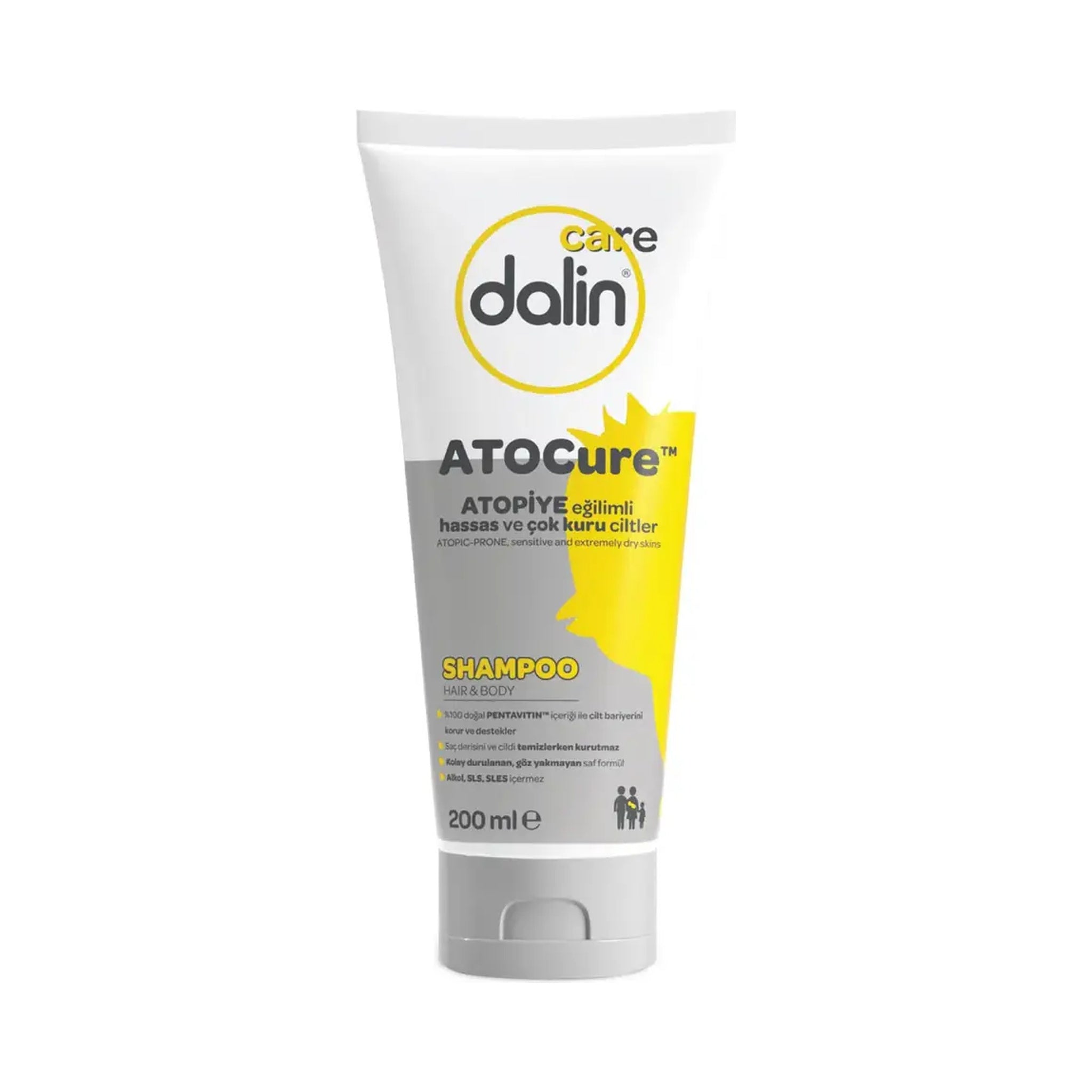 Dalin Care Atocore Hair & Body Shampoo – 200 ml