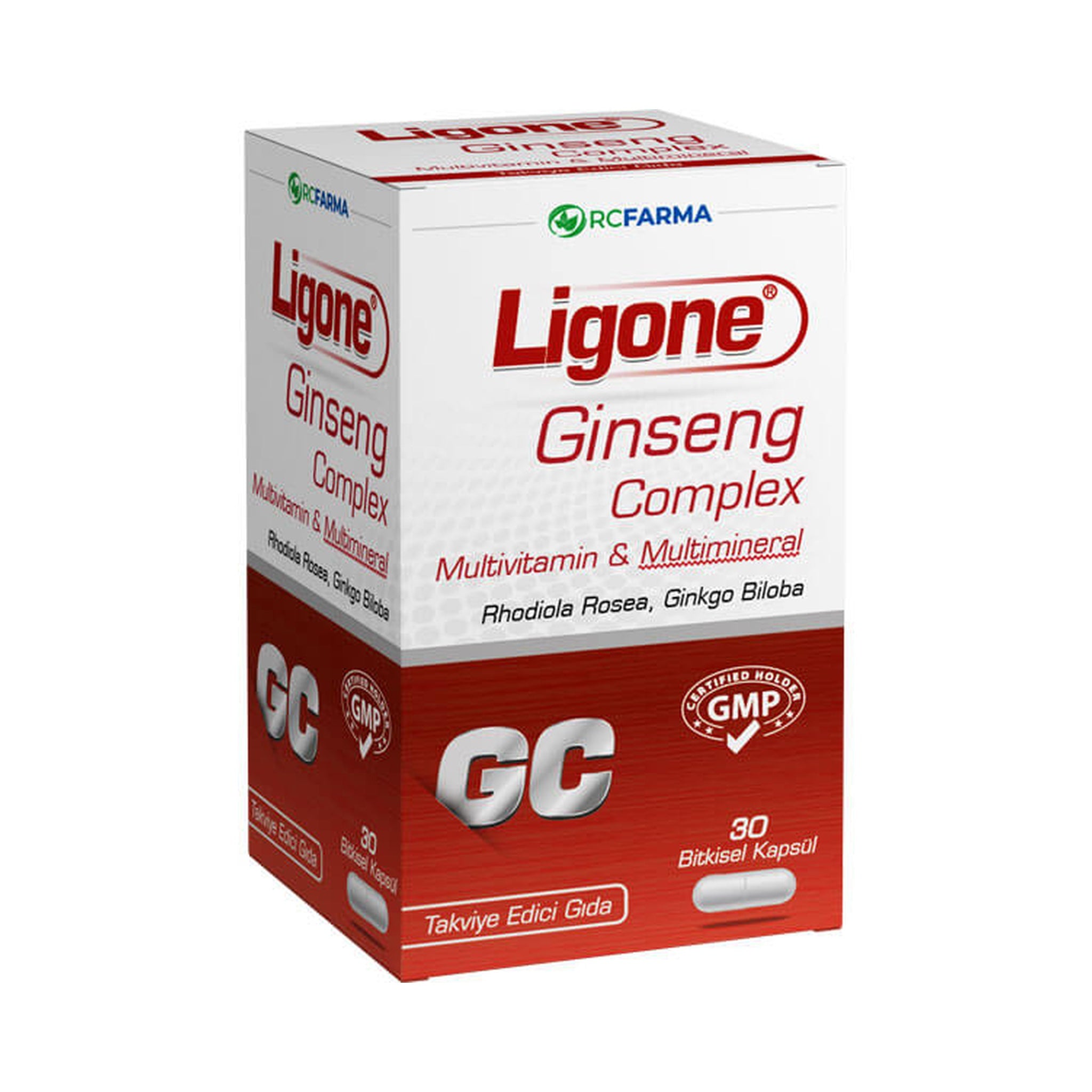 Ligone Ginseng Complex 30 Capsules – Multivitamin & Multimineral
