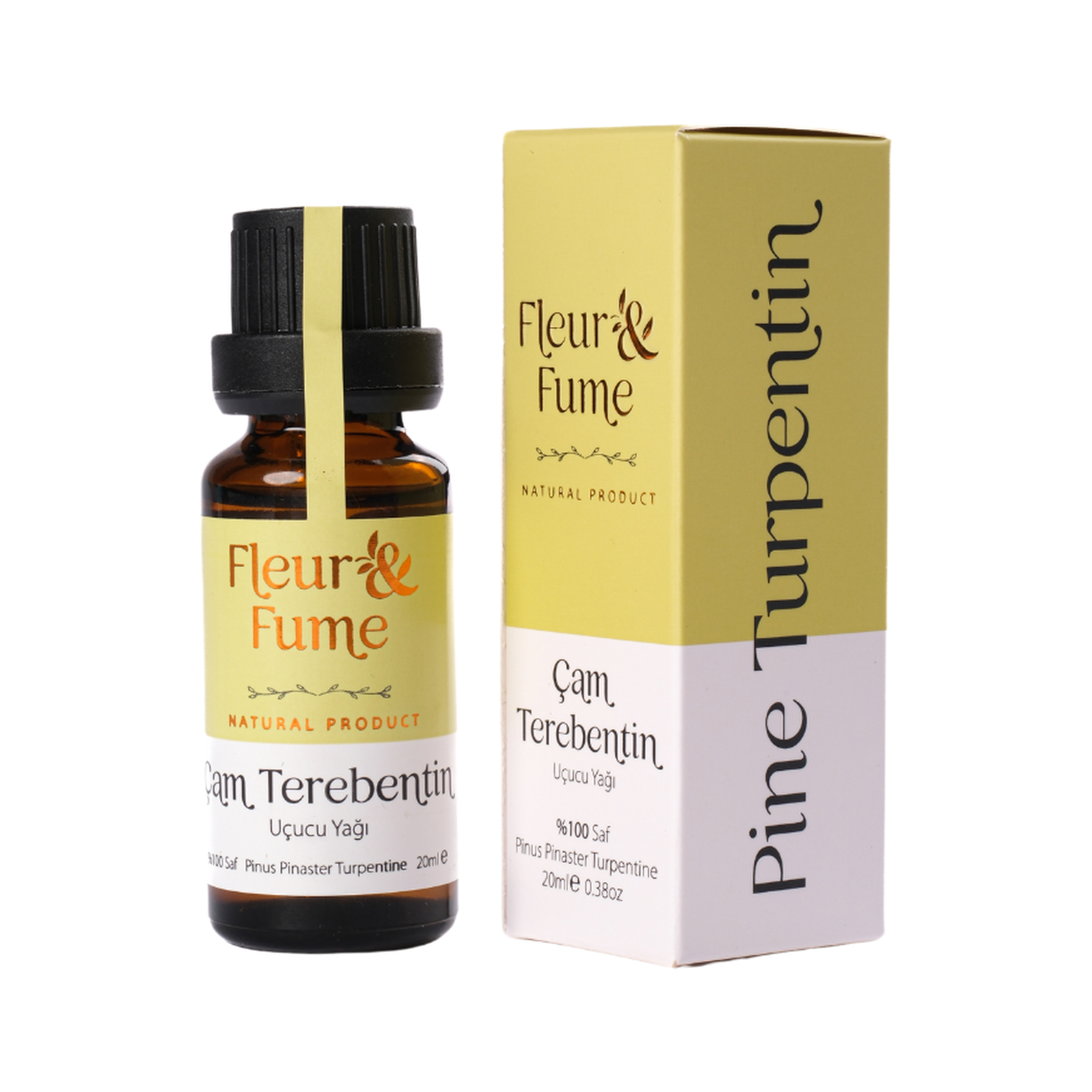 Fleur & Fume 100% Pure Pine Turpentine Essential Oil – 20 ml