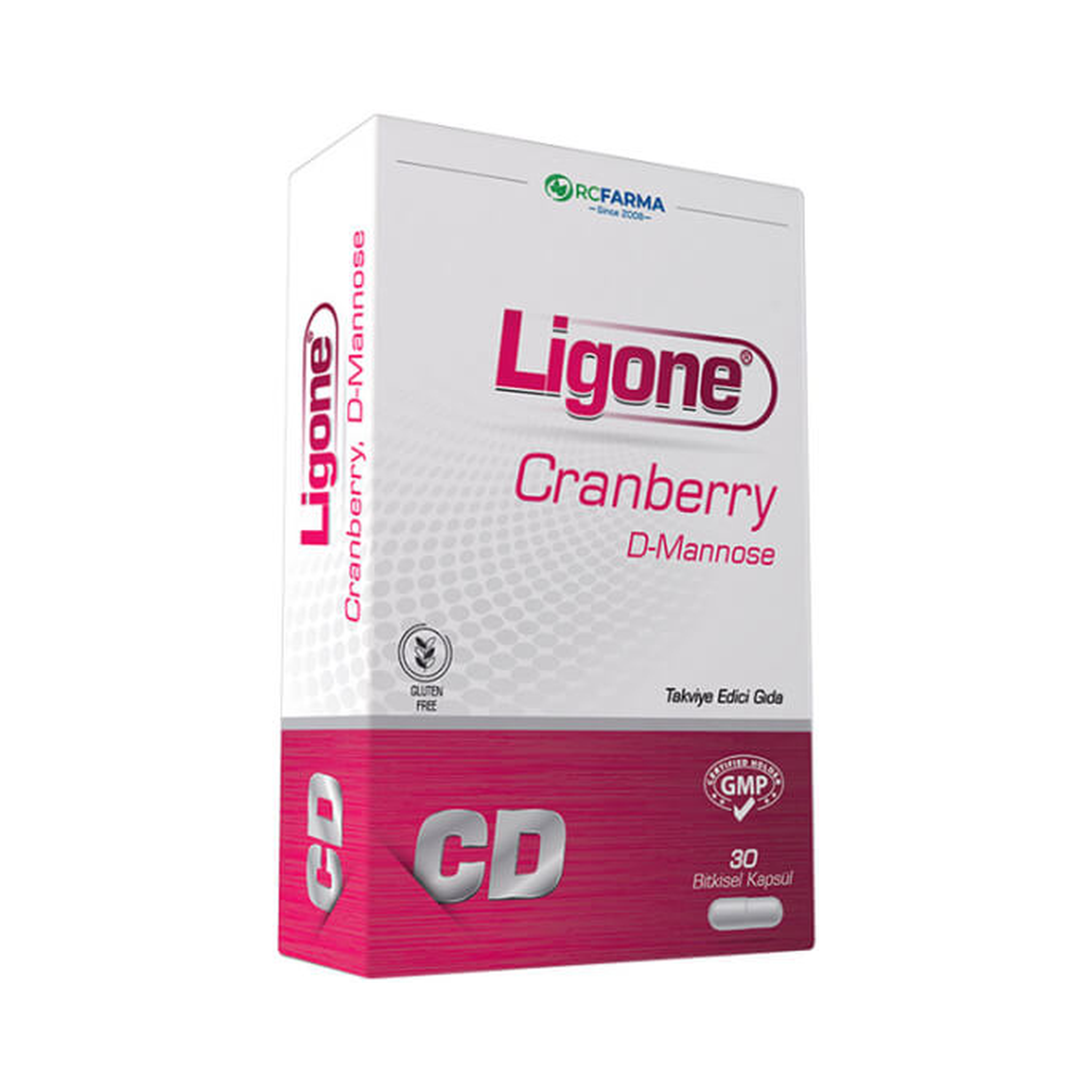 Ligone Cranberry D-Mannose 30 Plant-Based Capsules