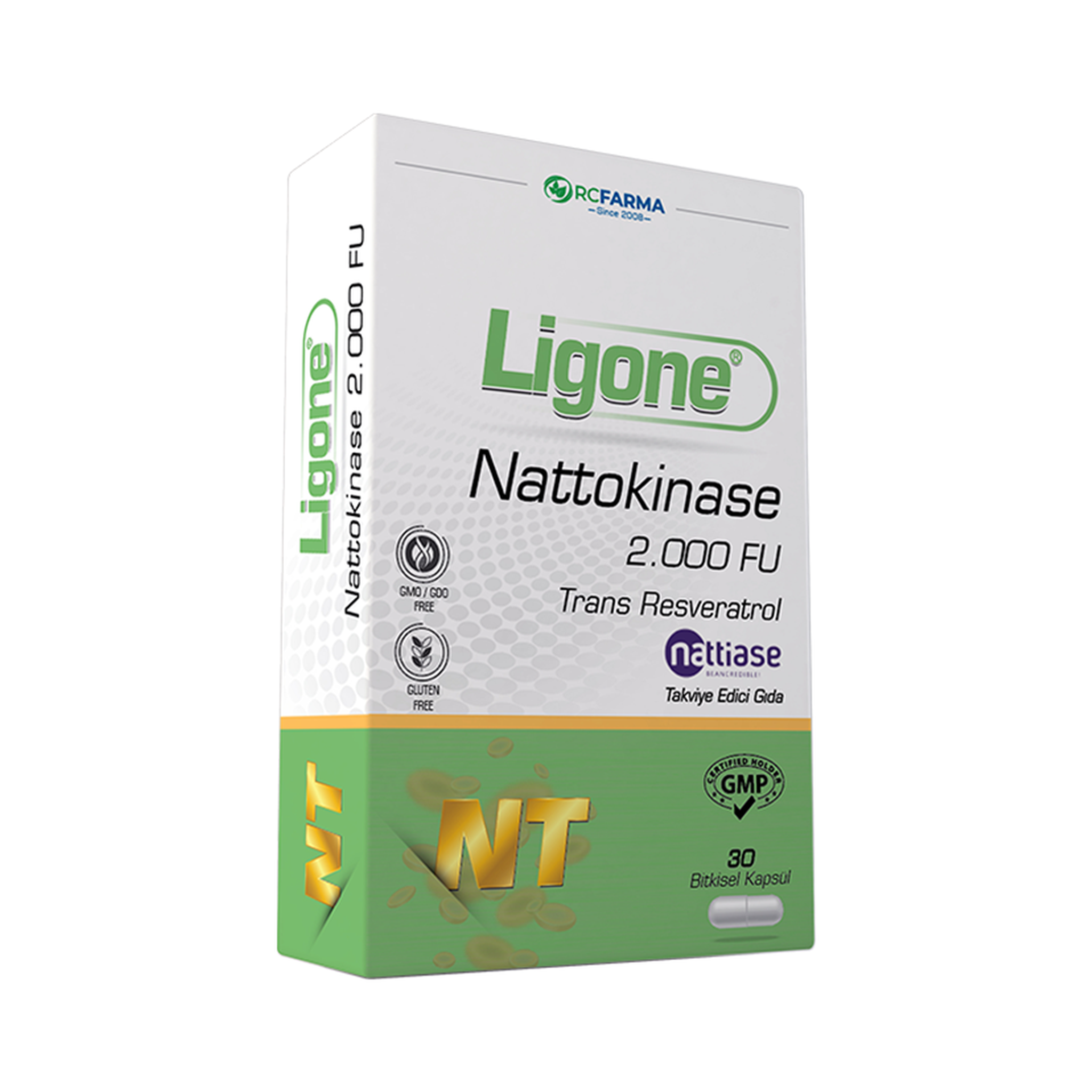 Ligone Nattokinase 30 Plant-Based Capsules