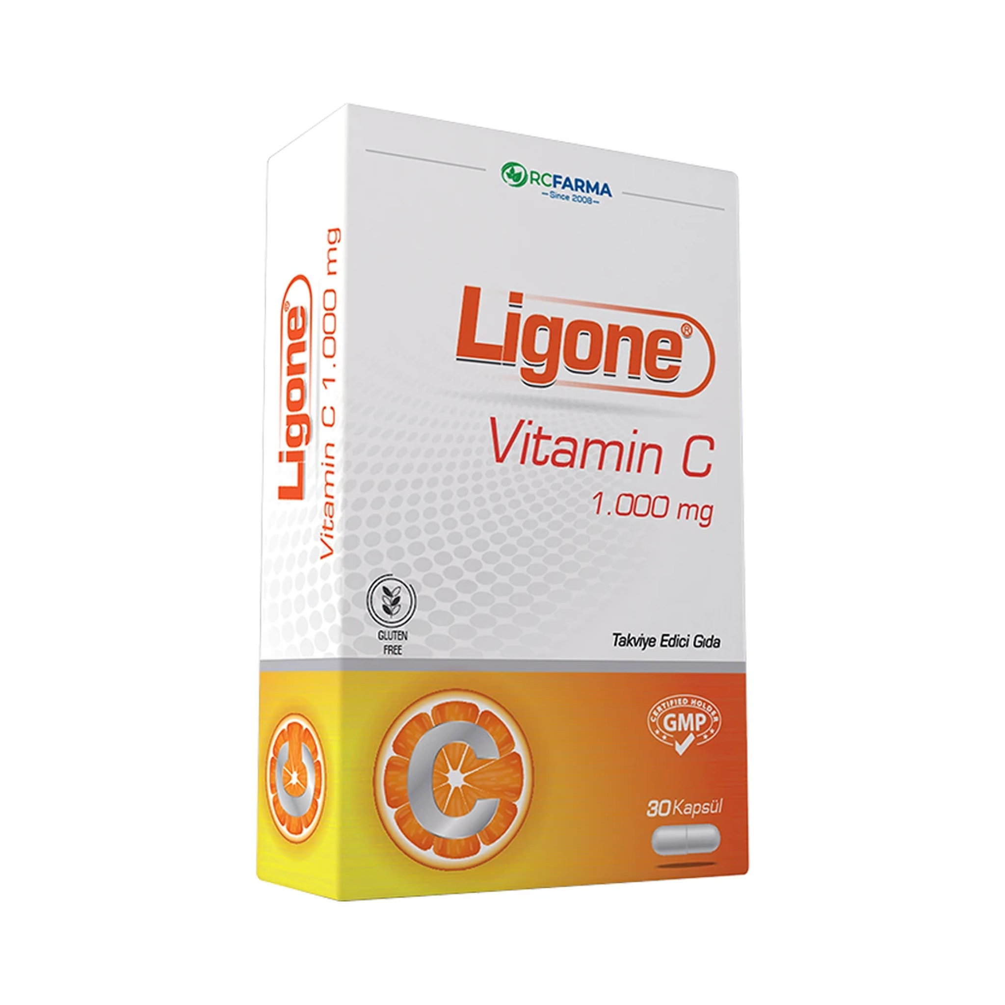 Ligone Vitamin C 1,000 mg 30 Capsules