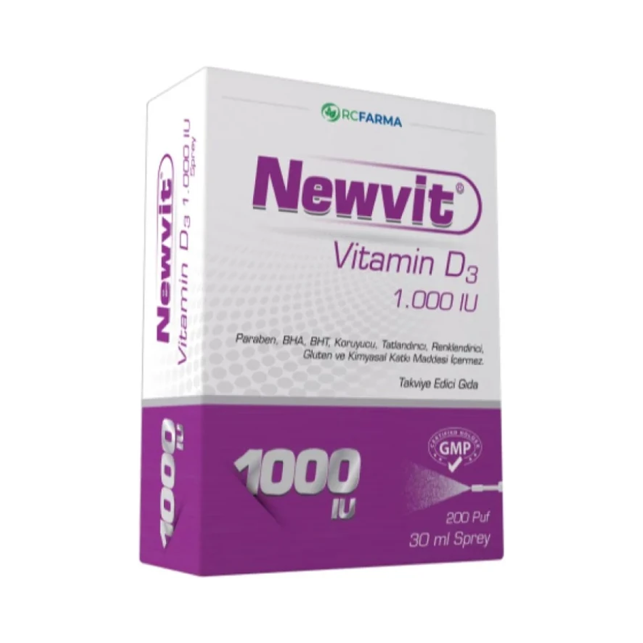 Newvit Vitamin D3 1000 IU Spray / Drops 30 ml