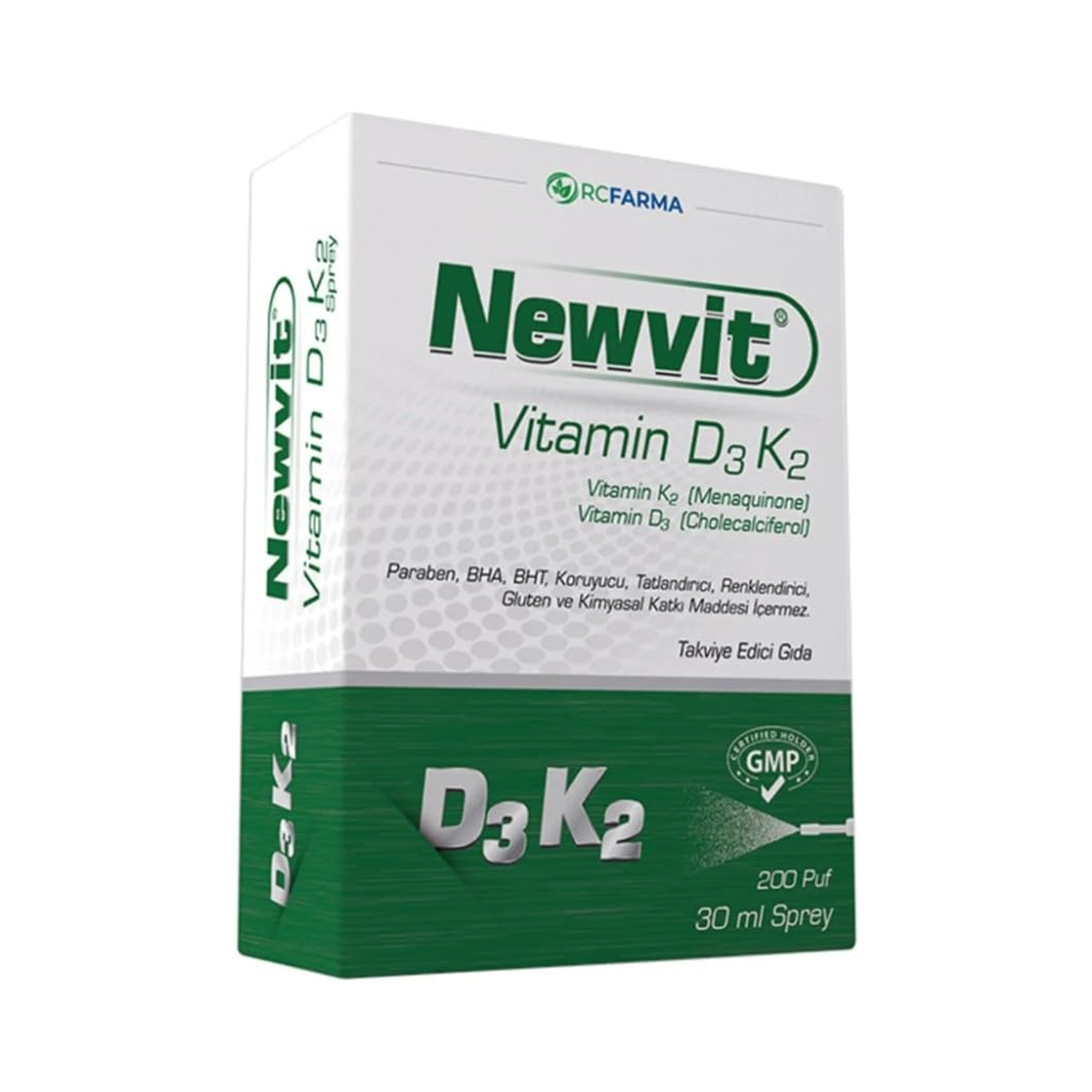 Newvit Vitamin D3 K2 Spray / Drops 30 ml – Food Supplement