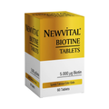 Newvital Biotin 5,000 mcg – 60 Tablets