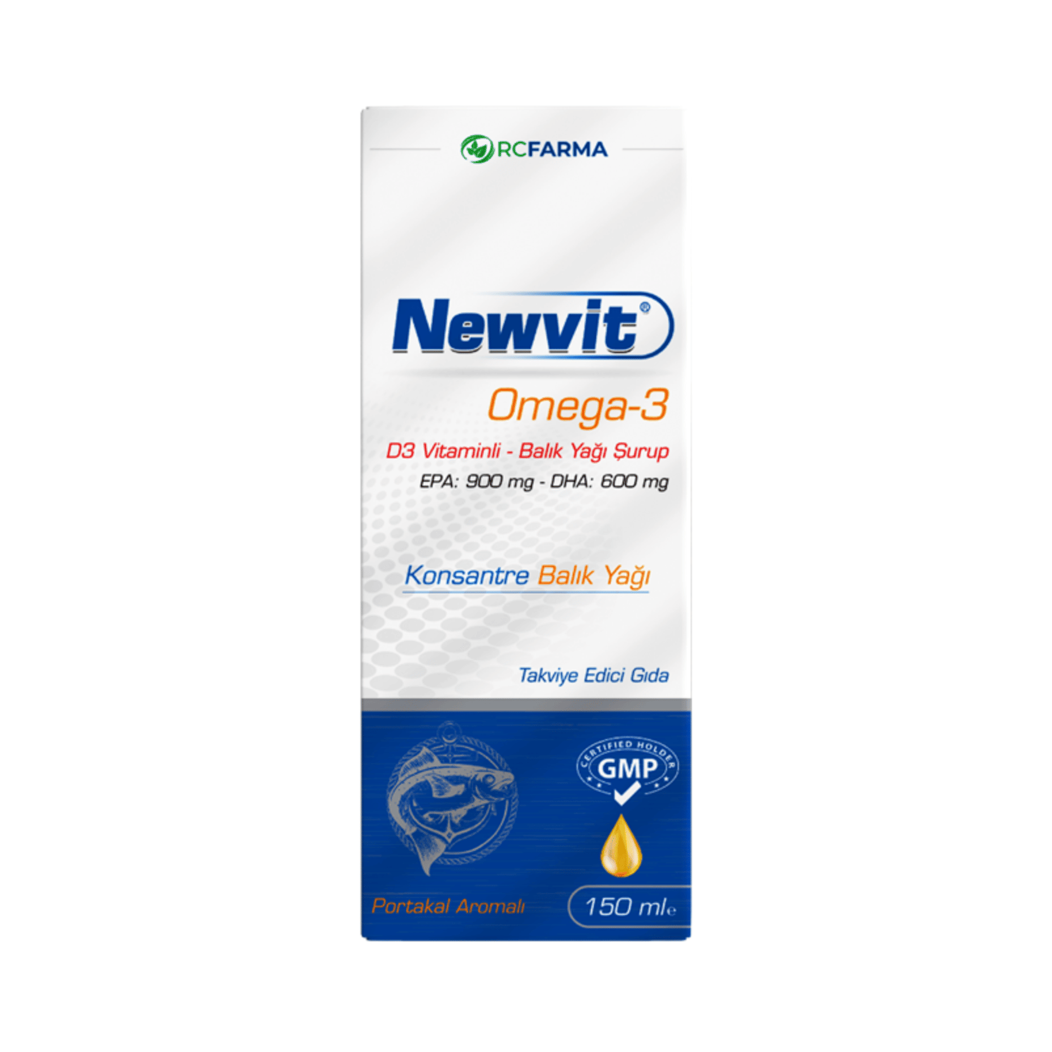 Newvit Omega-3 Syrup 150 ml | Food Supplement