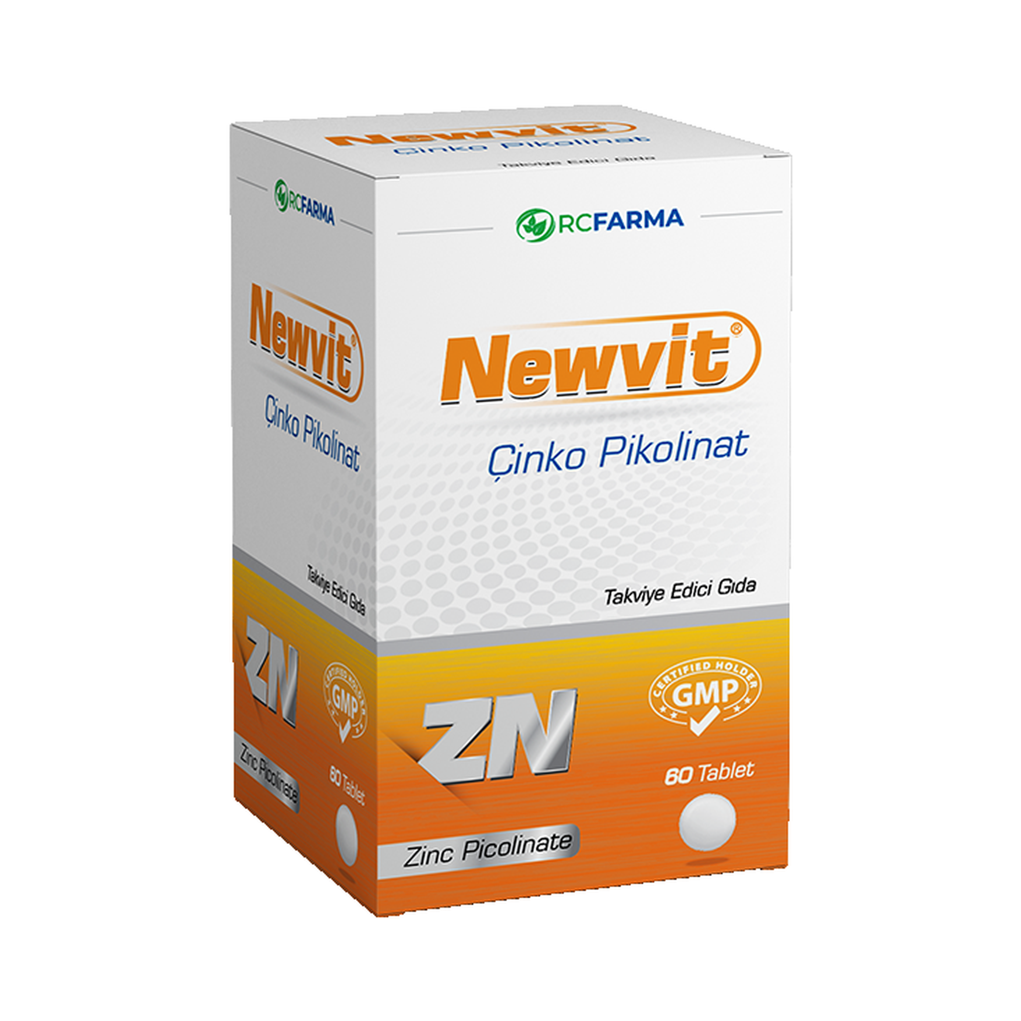 Newvit Zinc Picolinate 60 Tablets – Food Supplement
