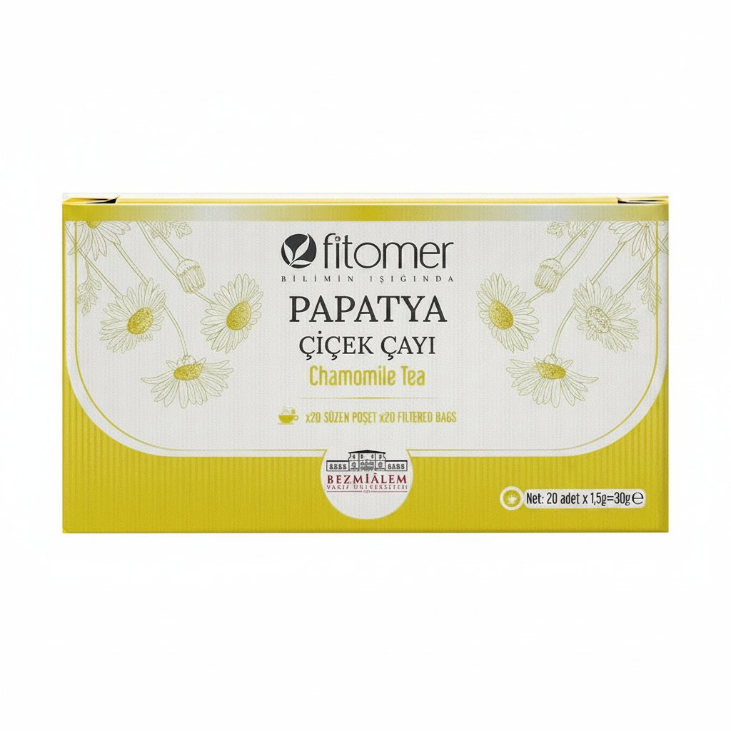 Fitomer Chamomile Flower Tea – 1.5 GR x 20 Pack