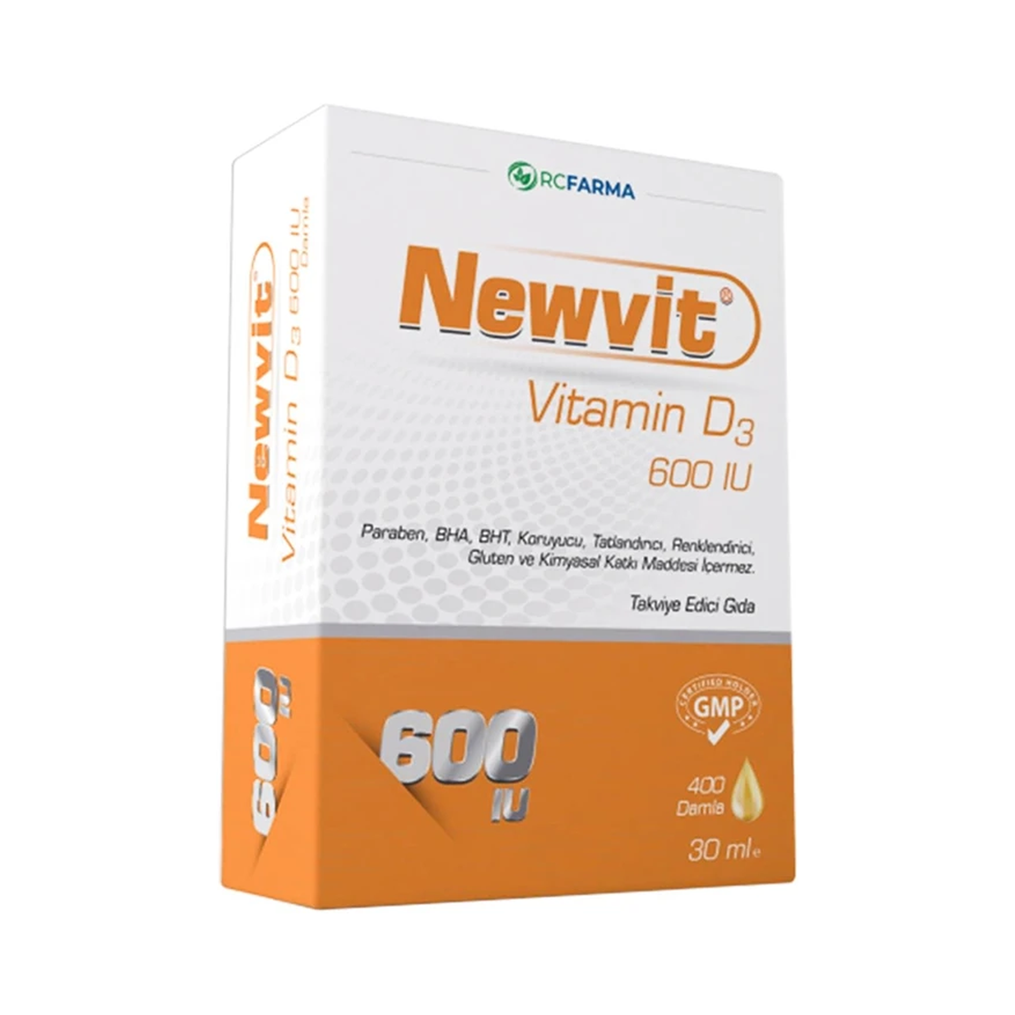 Newvit Vitamin D3 600 IU Drops 30 ml