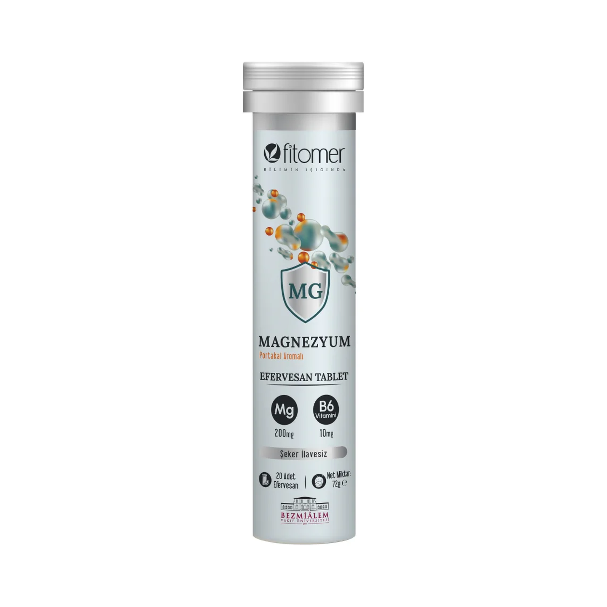 Fitomer Magnesium & P5P (Vitamin B6) Effervescent 20 Tablets