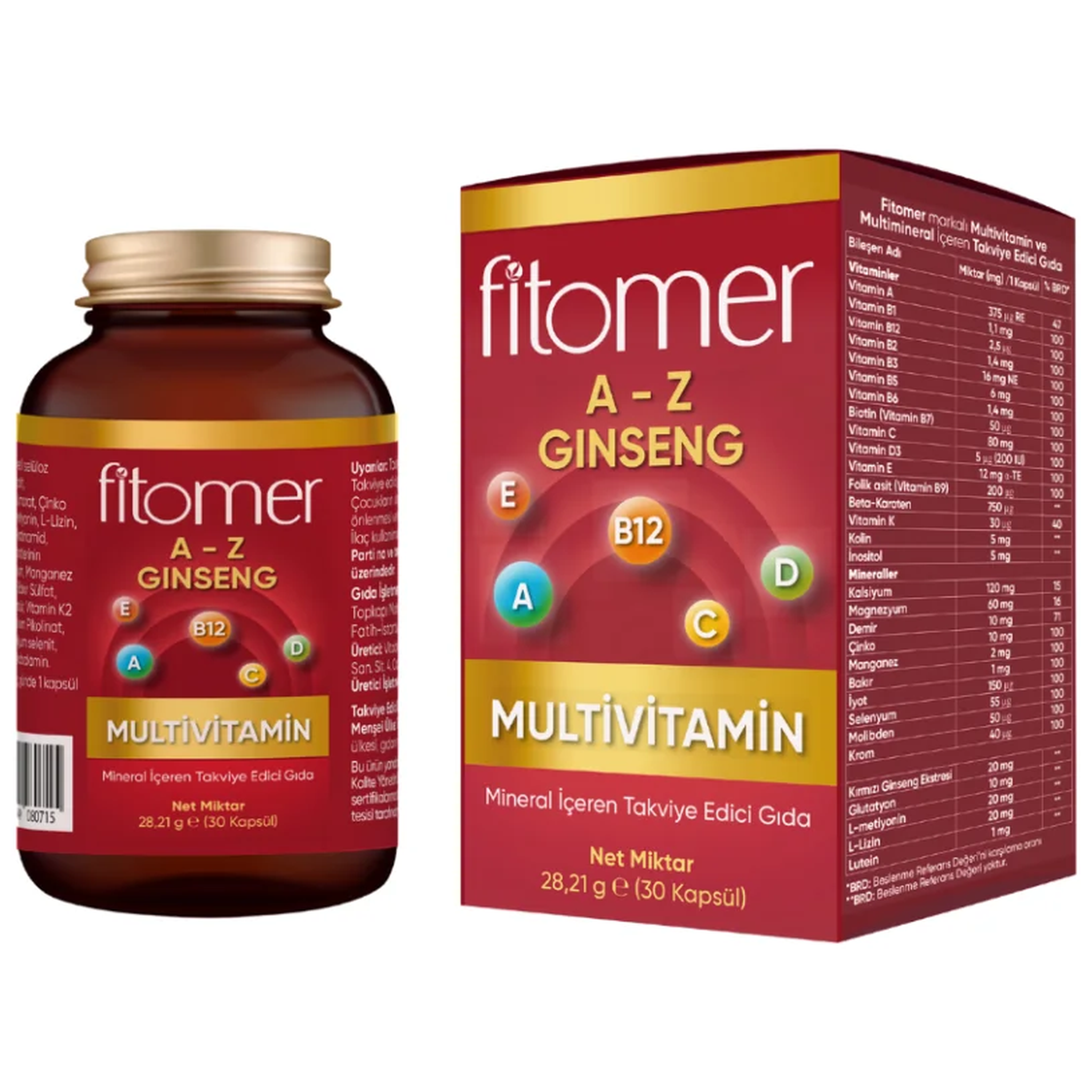 Fitomer Multivitamin – 30 Capsules