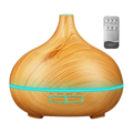 Fitomer H2O Remote Controlled Air Humidifier Diffuser 550 ML Light Wood