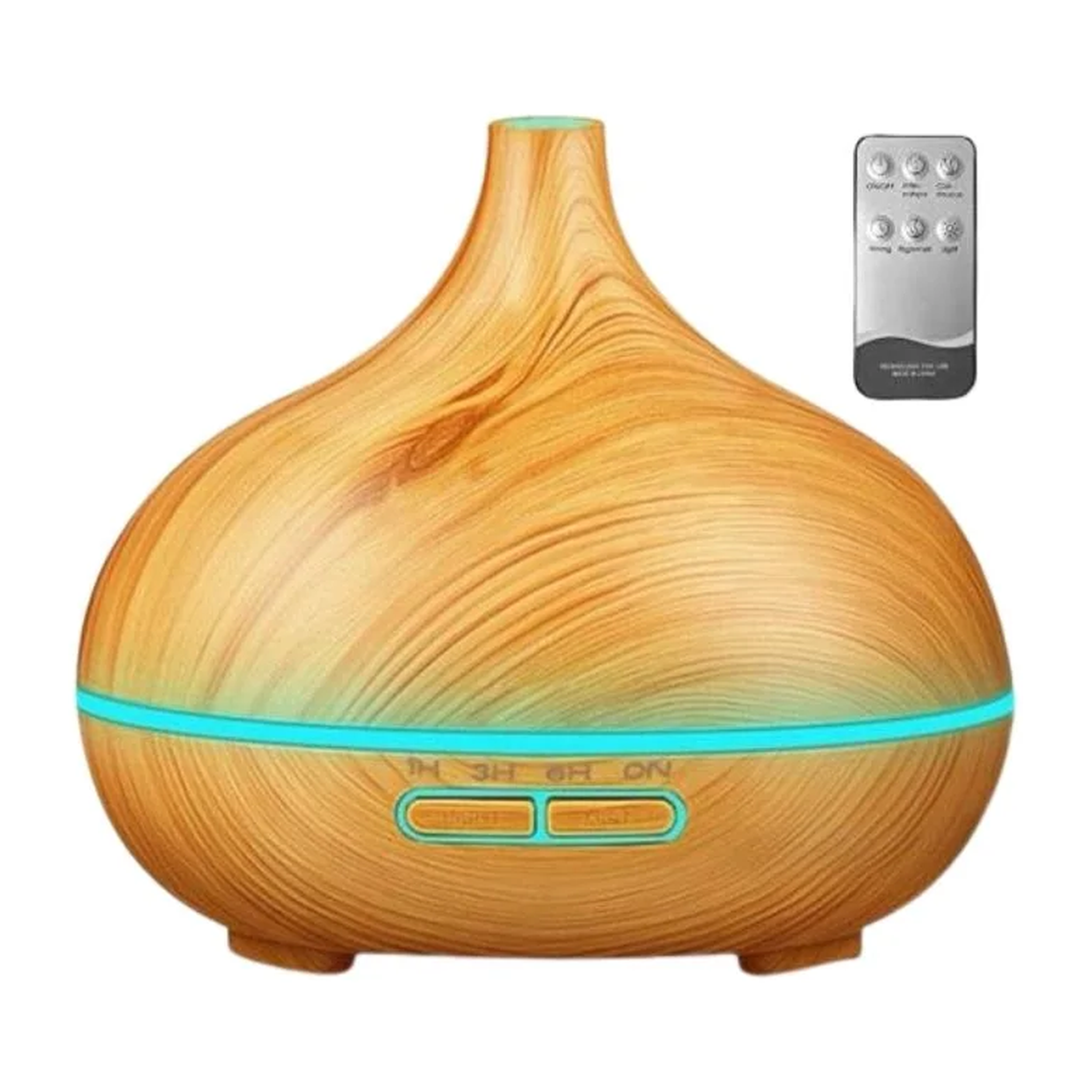 Fitomer H2O Remote Controlled Air Humidifier Diffuser 550 ML Light Wood
