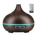 Fitomer H2O Remote Controlled Air Humidifier Diffuser 550 ML – Dark Wood