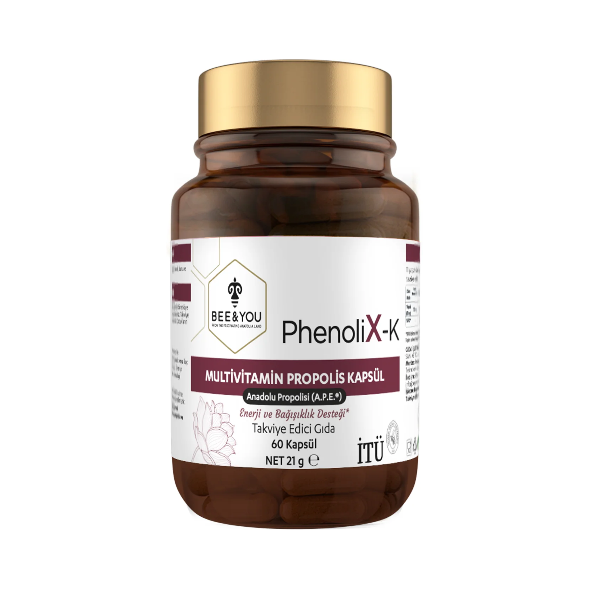 Bee&You PHENOLIX-K Multivitamin Propolis Capsules