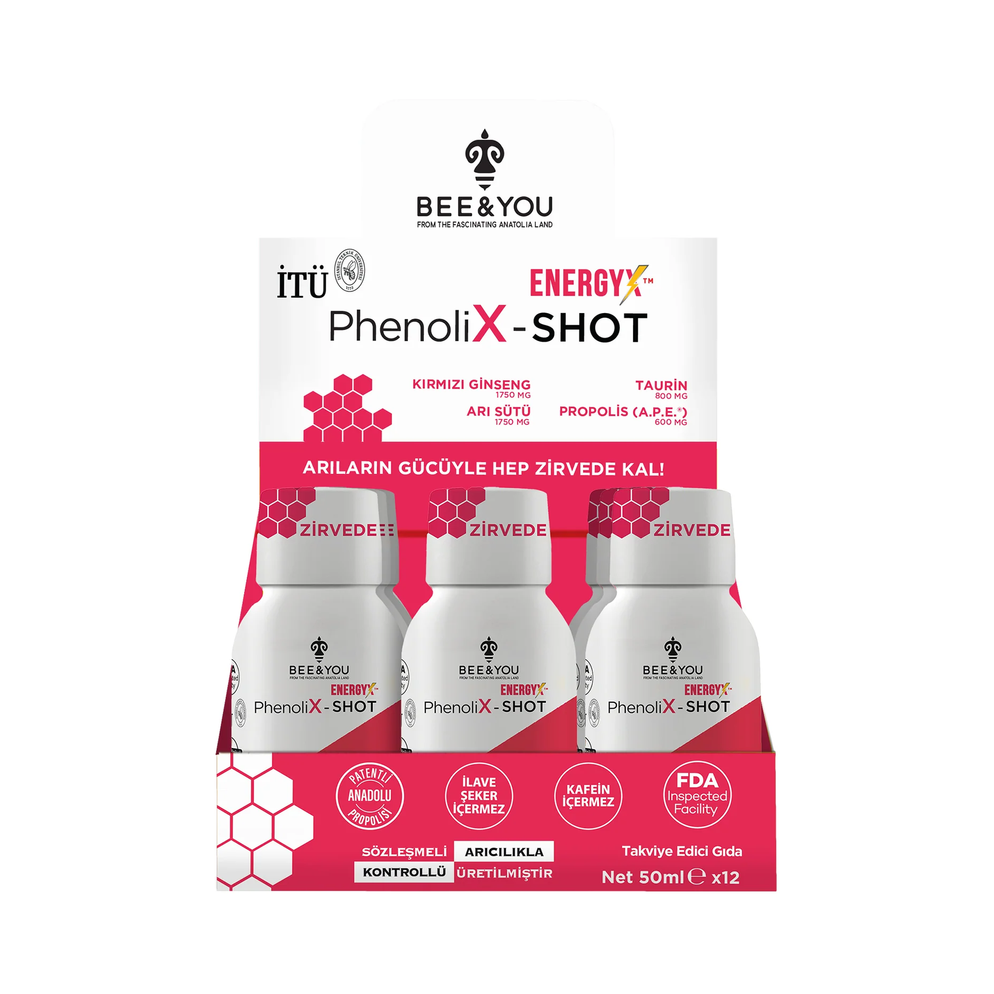 Bee&You Phenolix Energy X Propolis Royal Jelly Vitamin Shot