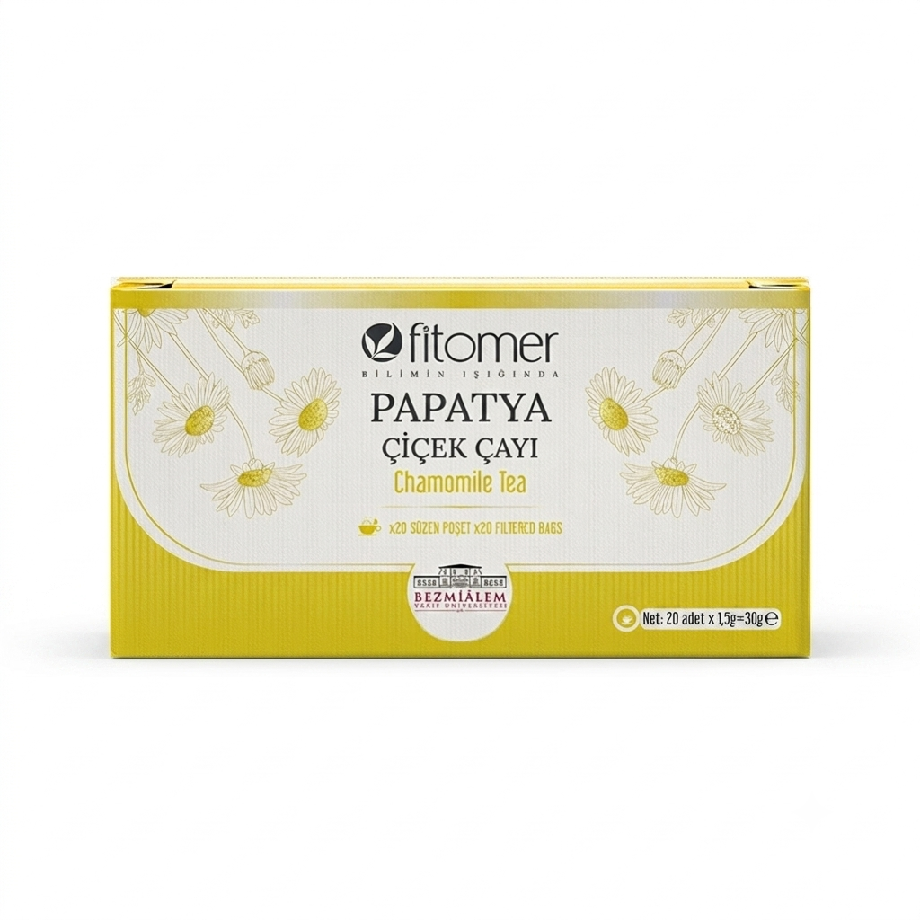 Fitomer Chamomile Flower Tea – 1.5 GR x 20 Pack
