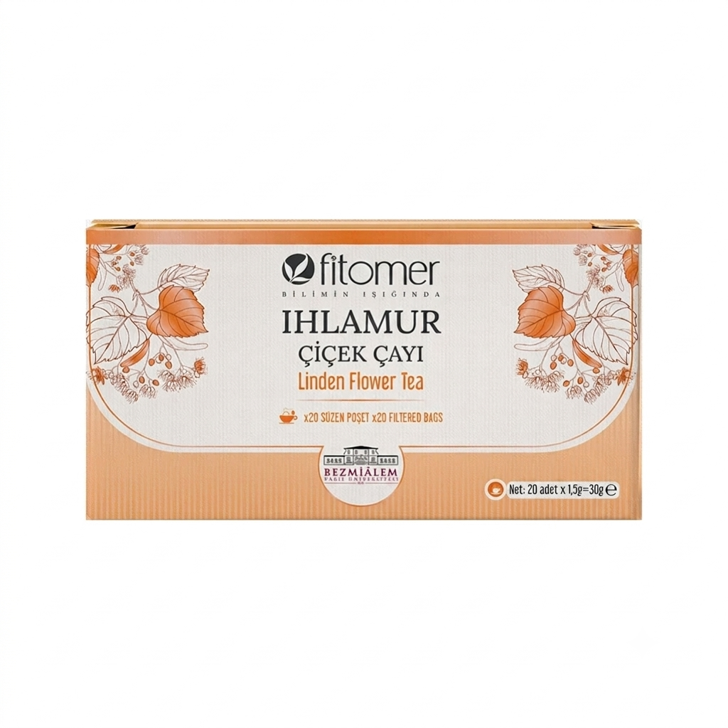 Fitomer Linden Flower Tea – 1.5 GR x 20 Pack