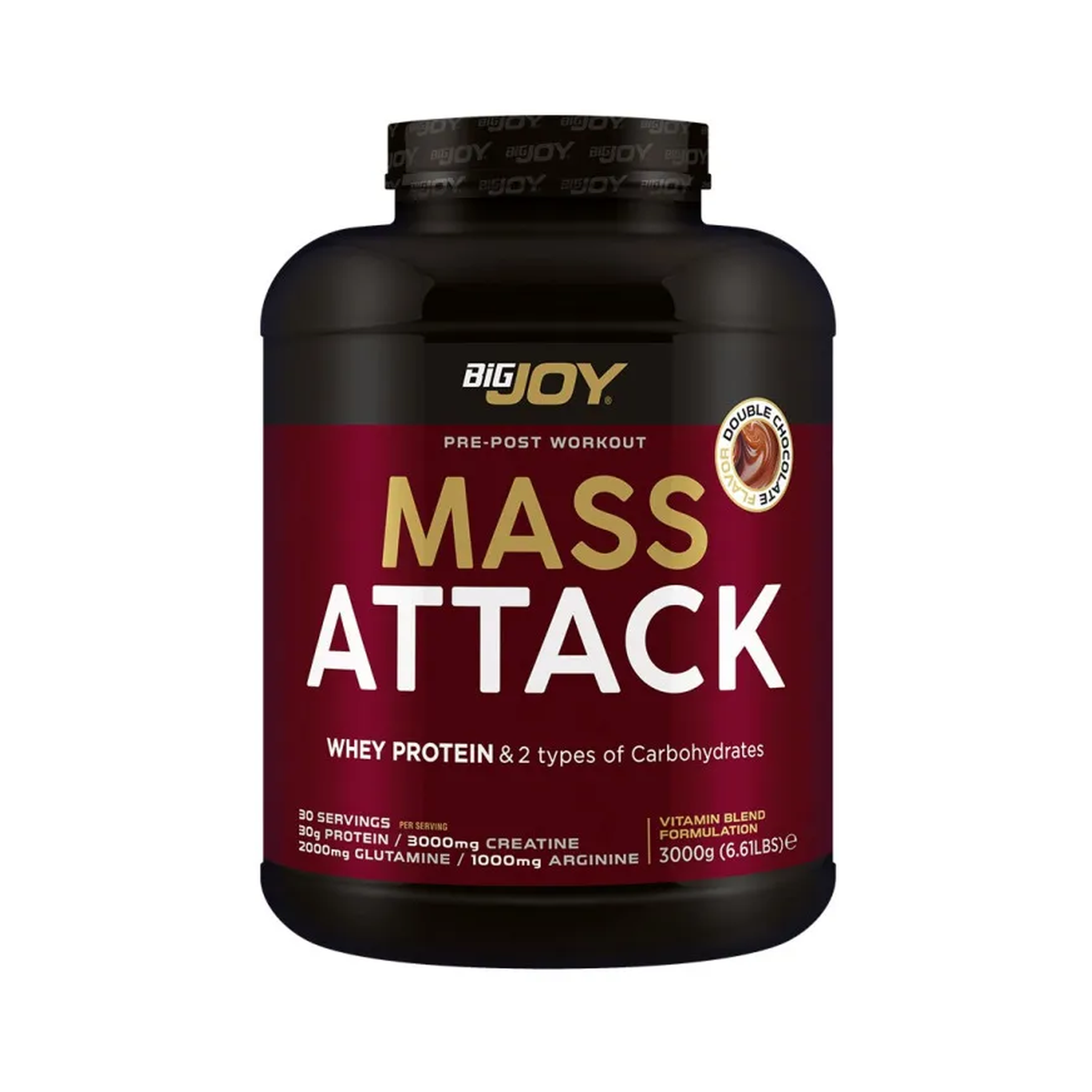 BIGJOY Sports Mass Attack 30 Servings-3000g