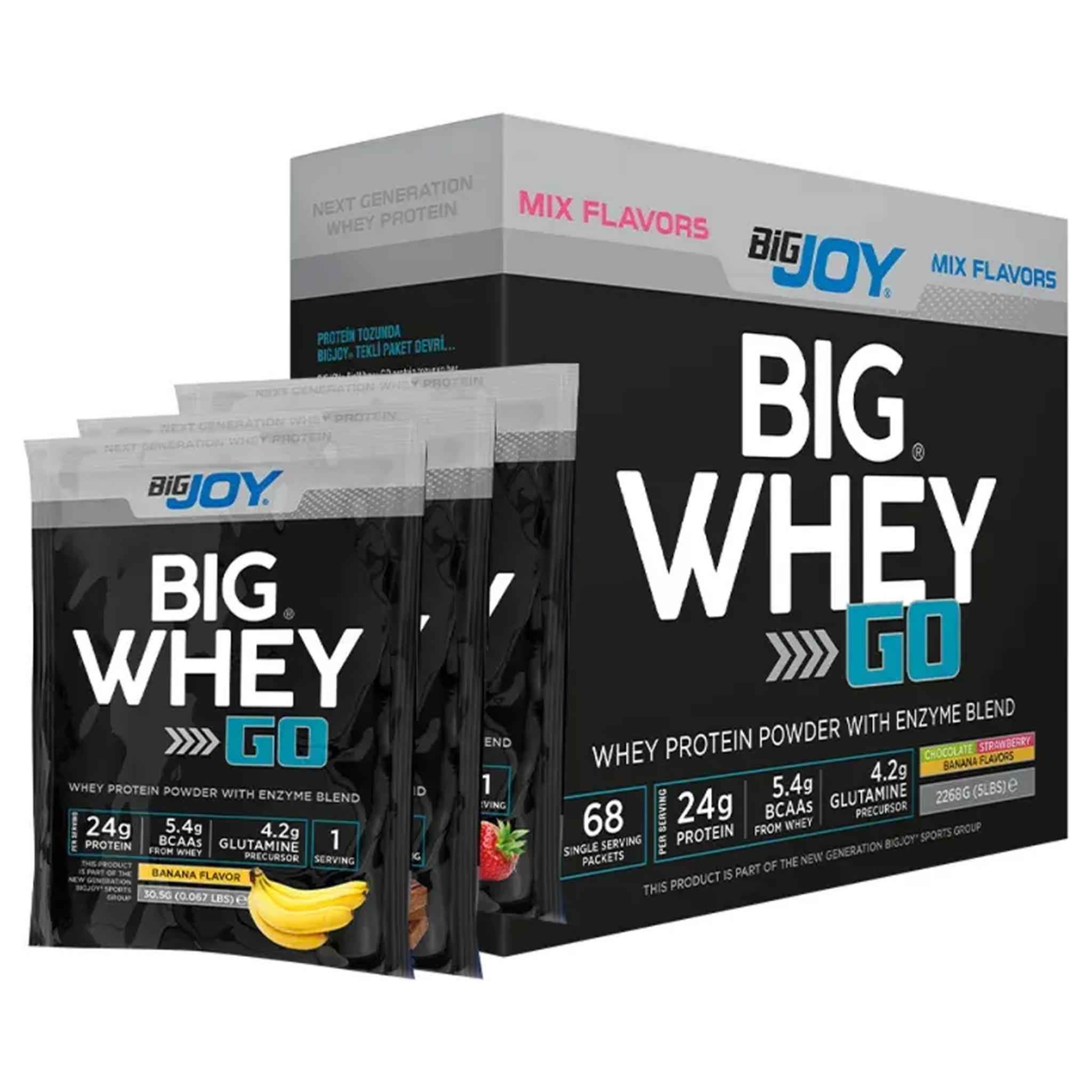 Bigjoy BIGWHEYGO Whey Protein 68 Serving