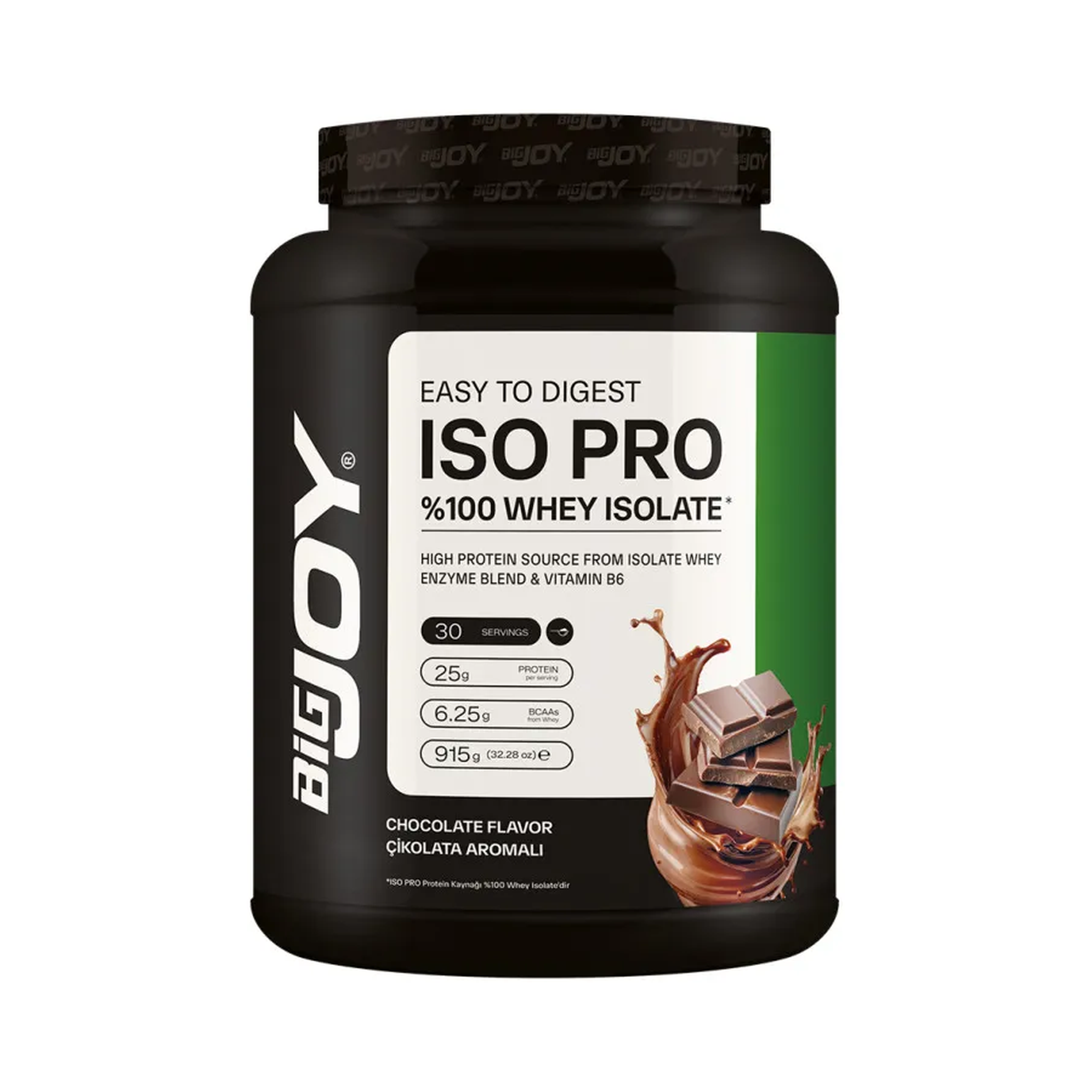 Bigjoy Iso Pro Whey Isolate 915g - High Purity Whey Protein