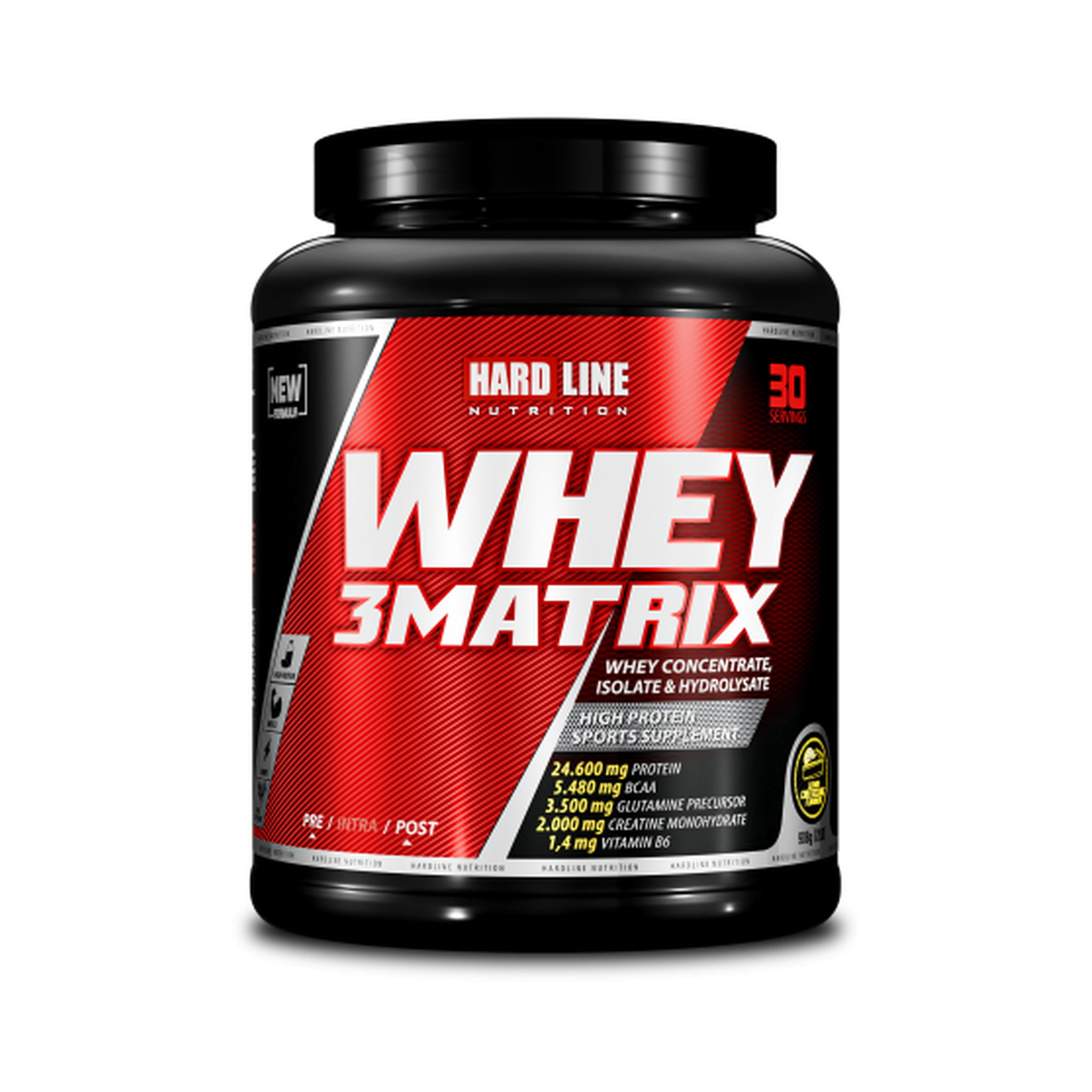 Hardline Whey 3Matrix 908 Gr – Limon Cheesecake – 30 Servings – Muscle Mass Support